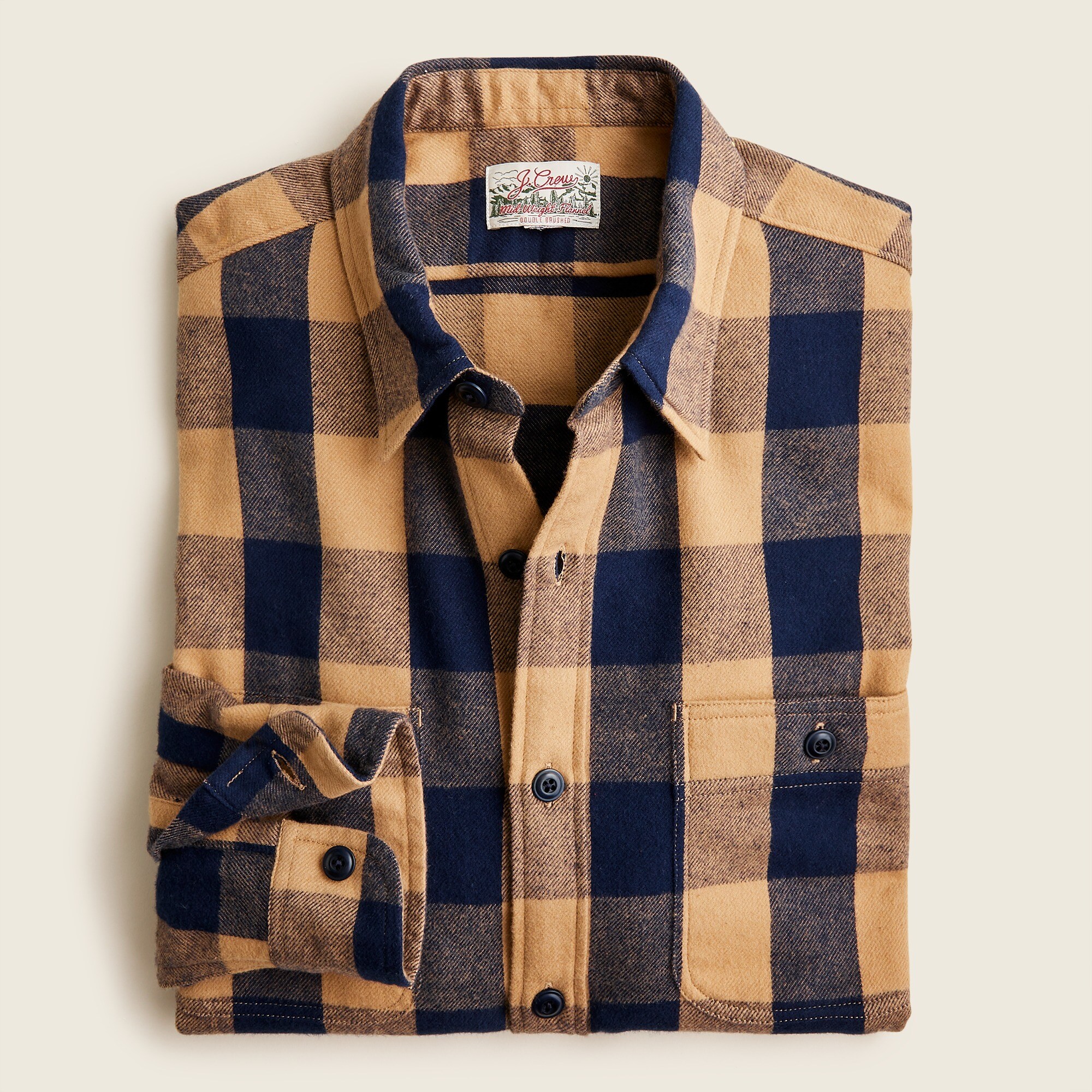 Midweight flannel workshirt