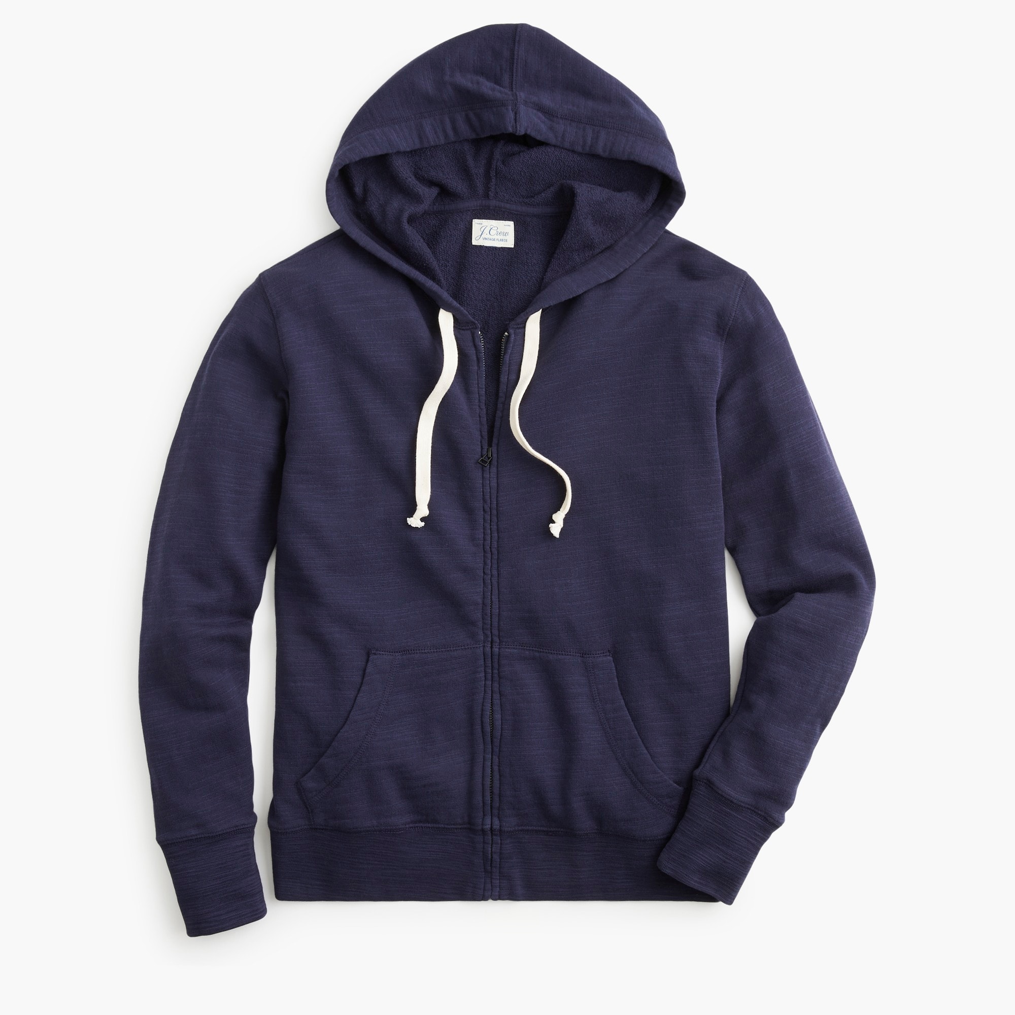 J.Crew: Zip-up Hoodie In Vintage Cotton Terry For Women