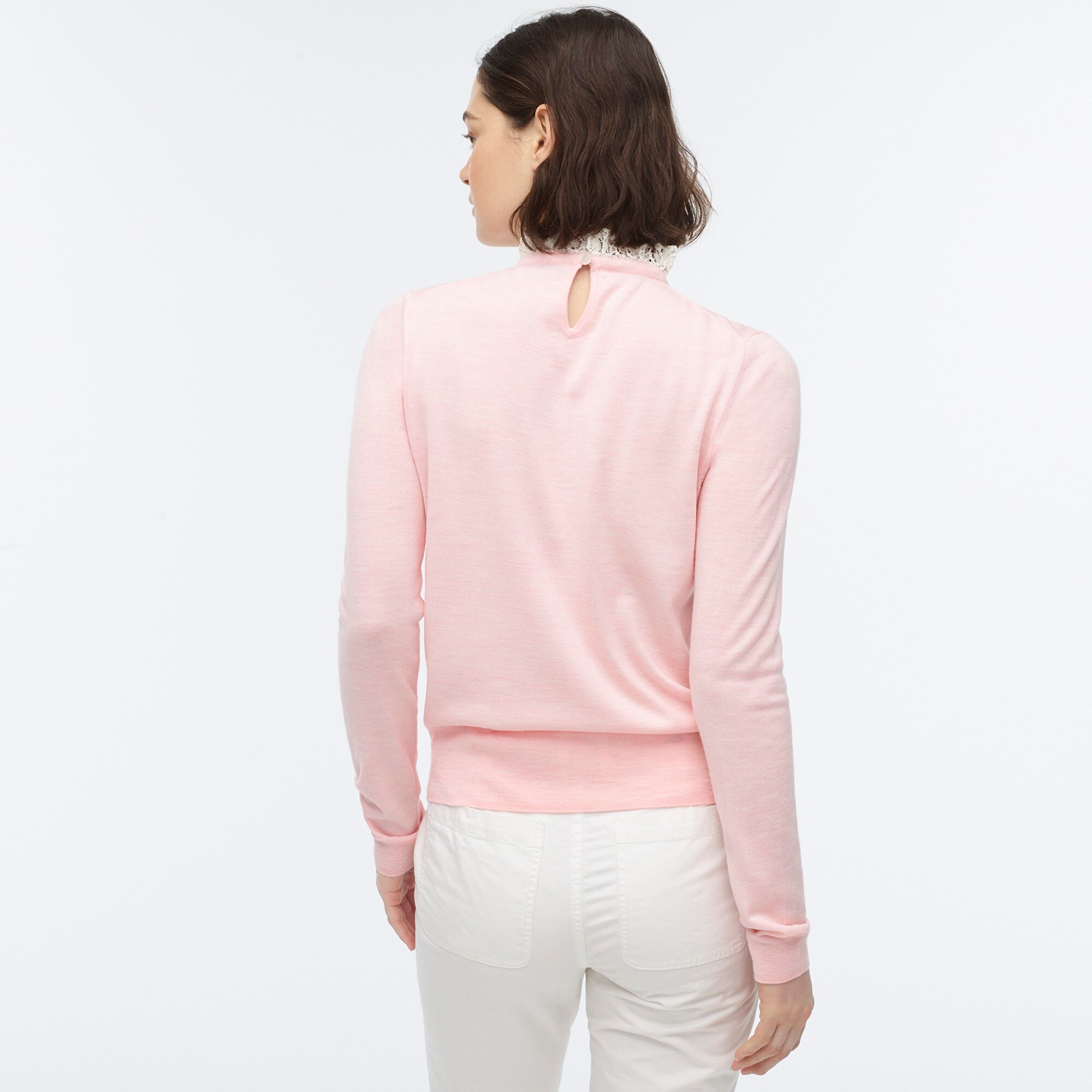 j crew tippi sweater with collar