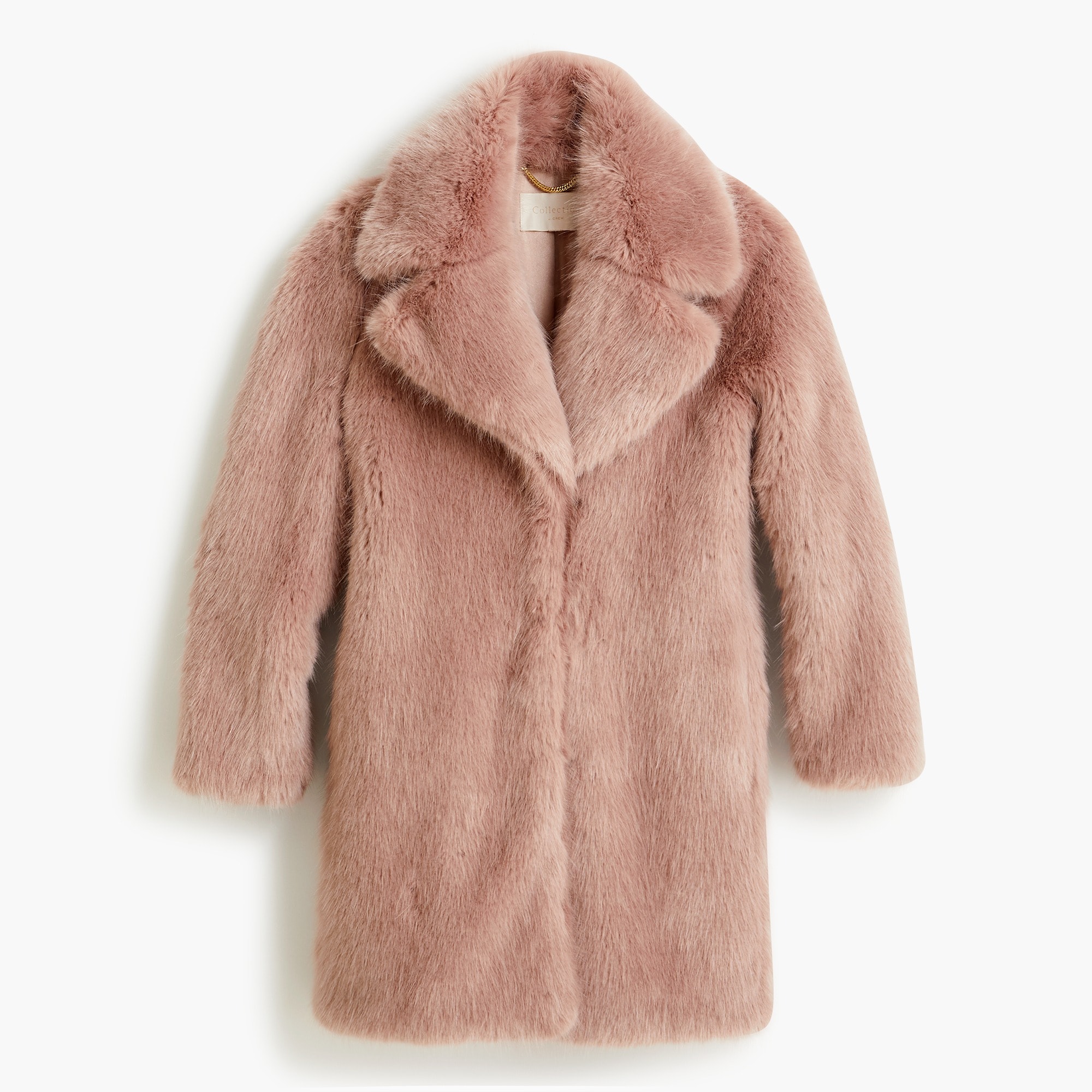 Jcrew faux fur coat discount