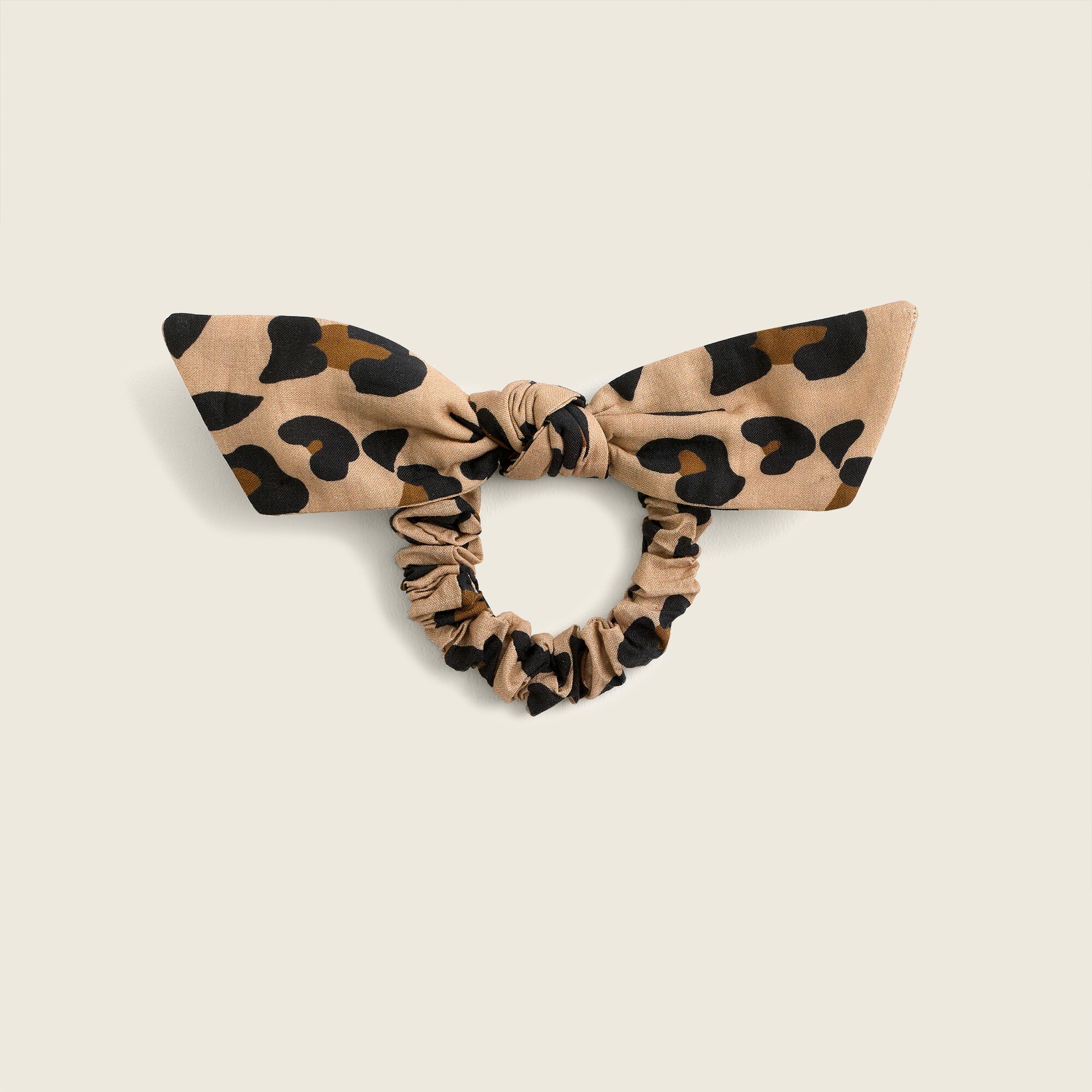 Knotted Hair Tie In Leopard For Women | J.Crew