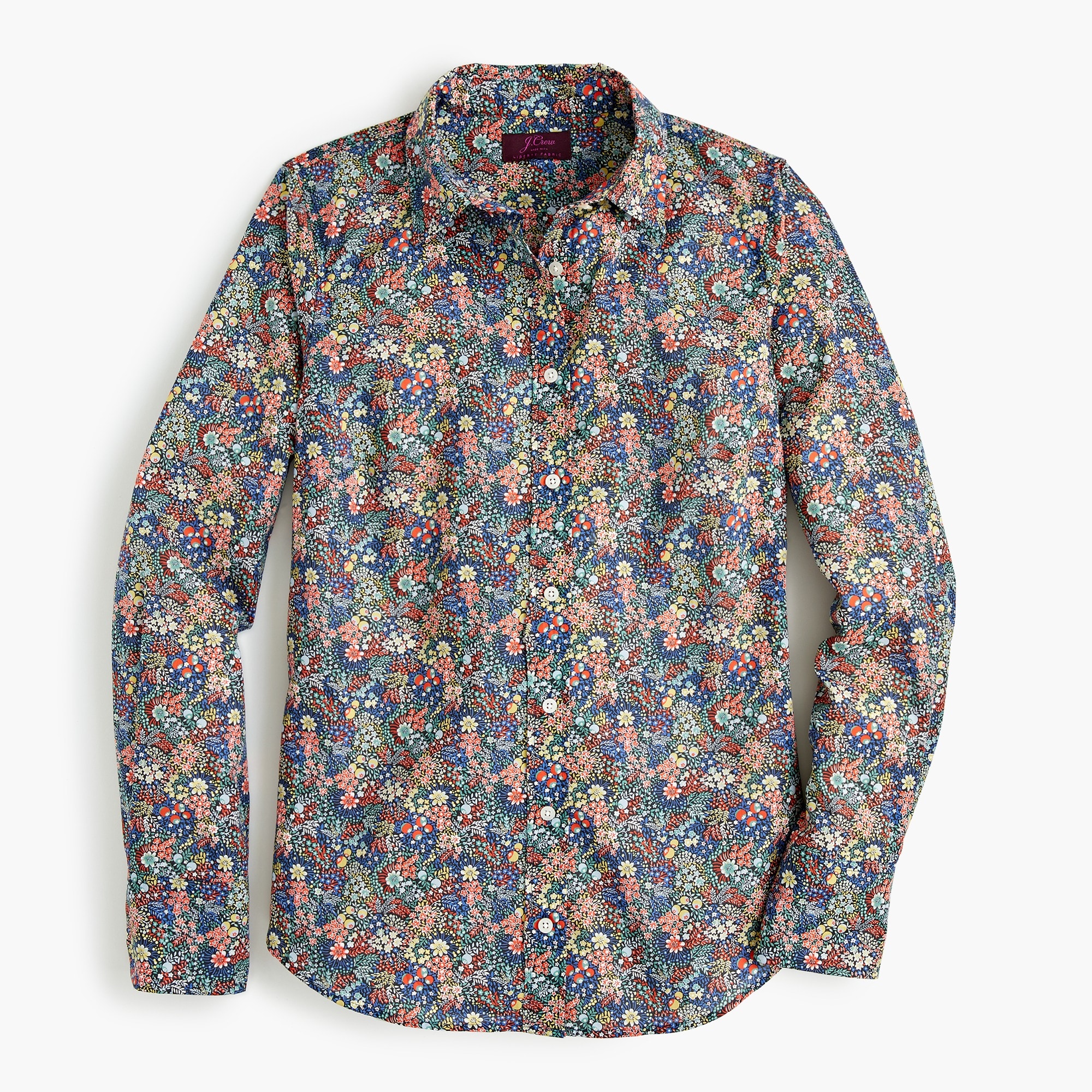 J.Crew: Perfect Shirt In Liberty® Elderberry Floral For Women