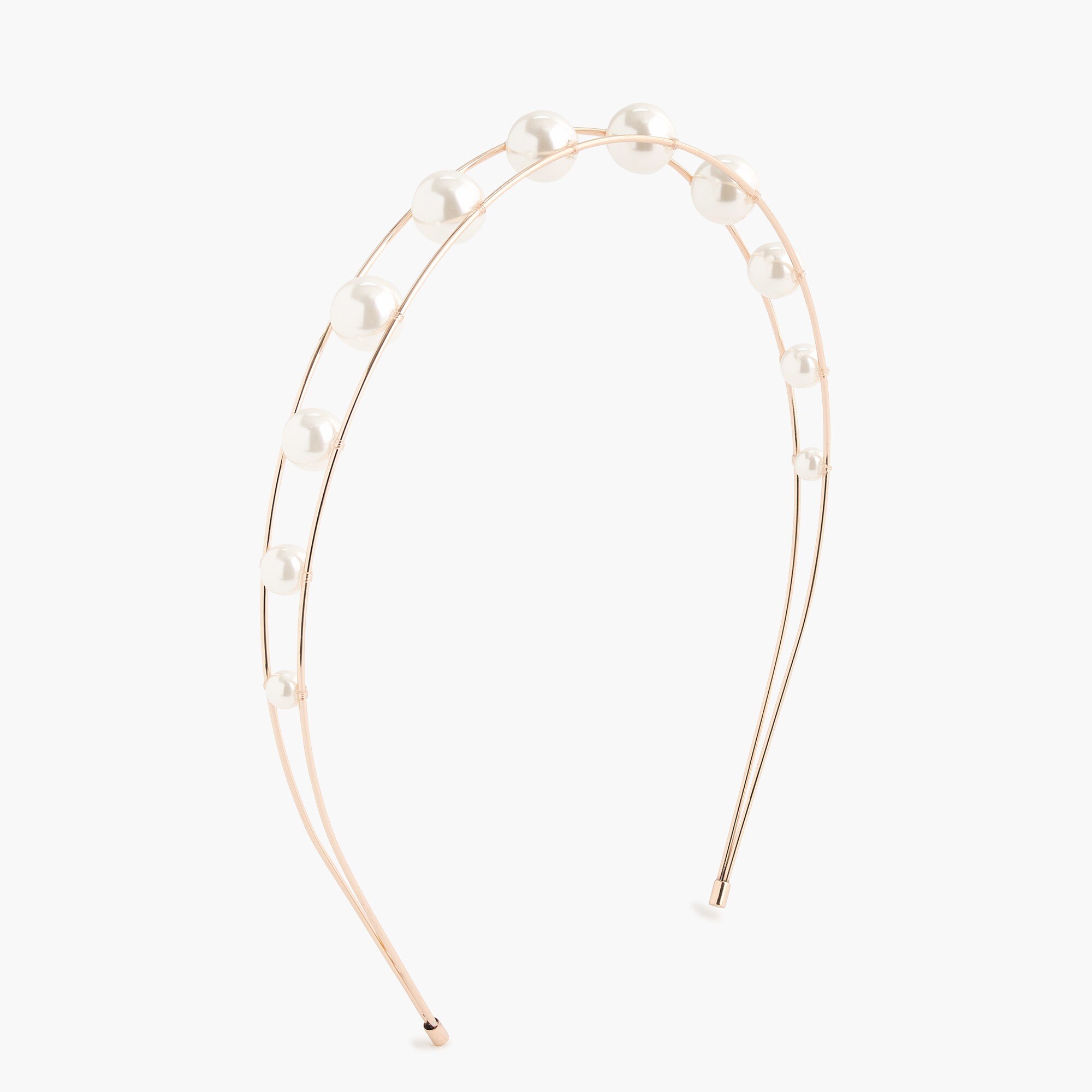 j.crew: beaded headband for women, right side, view zoomed