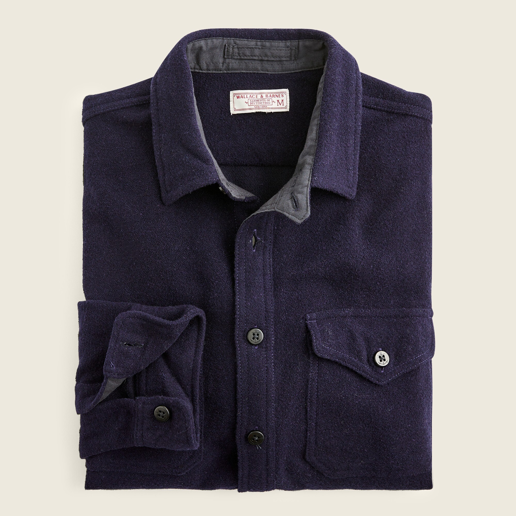 Wool CPO Shirts - Navy – Feature