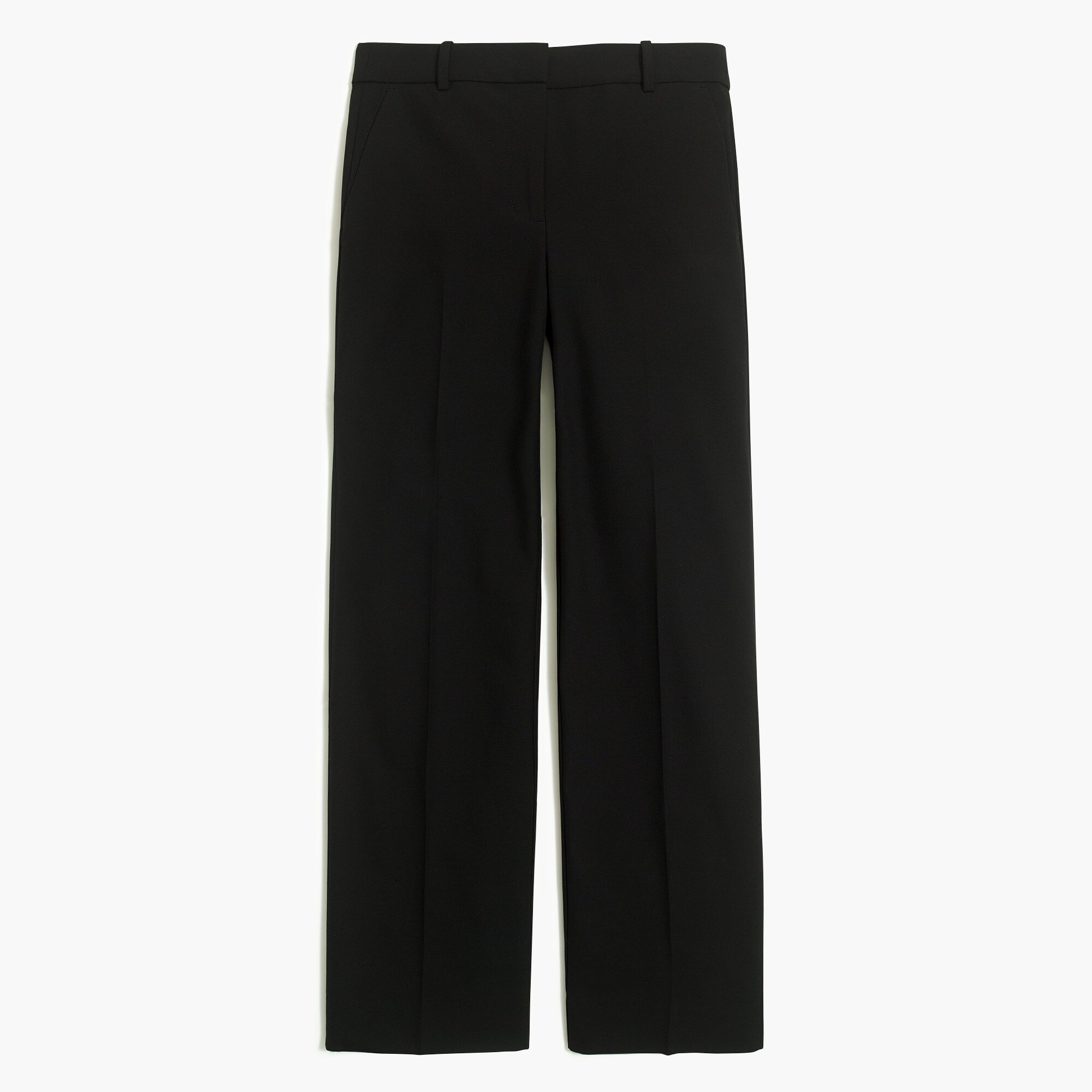 Wide leg cropped Kristyn pant in stretch twill