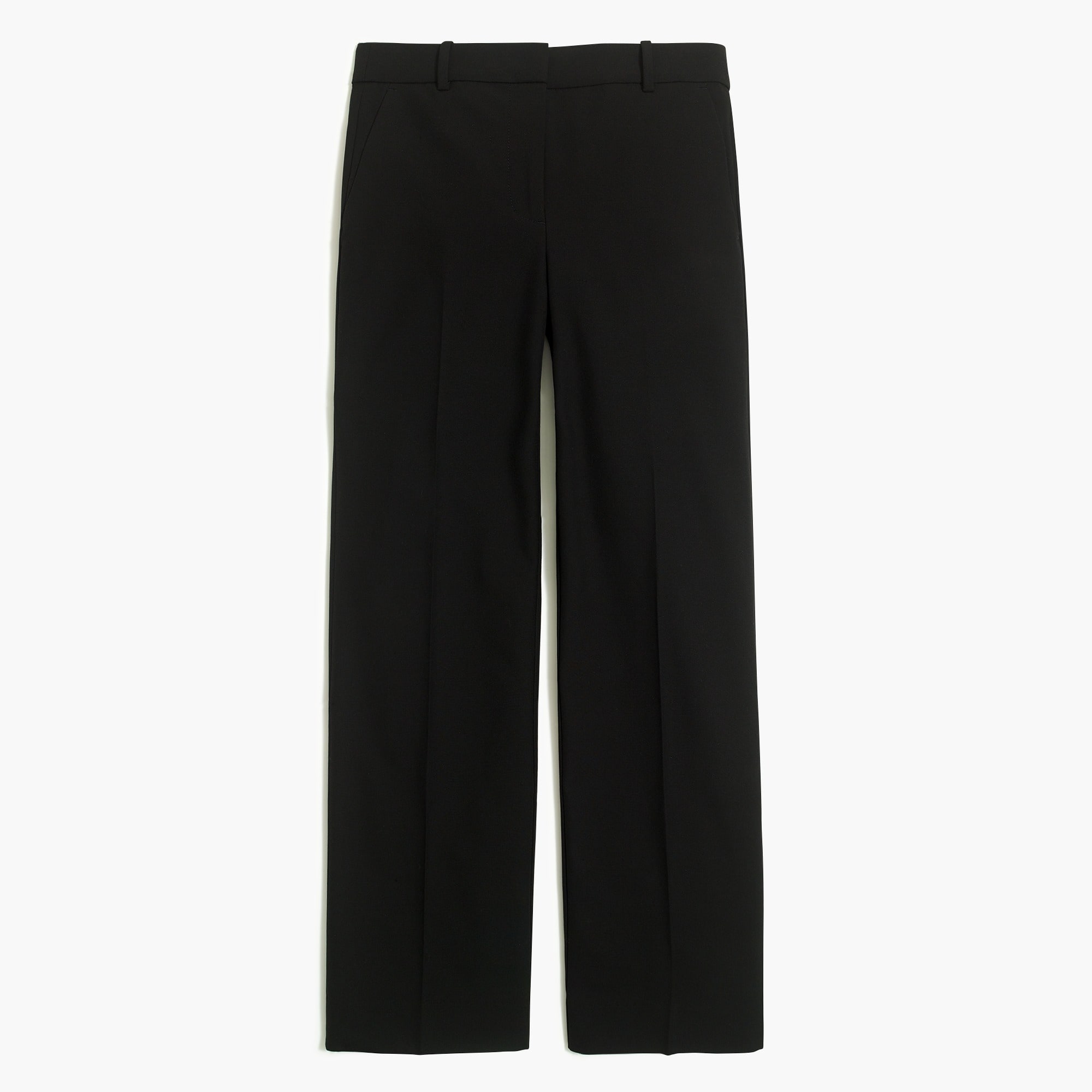 Wide leg cropped Kristyn pant in stretch twill