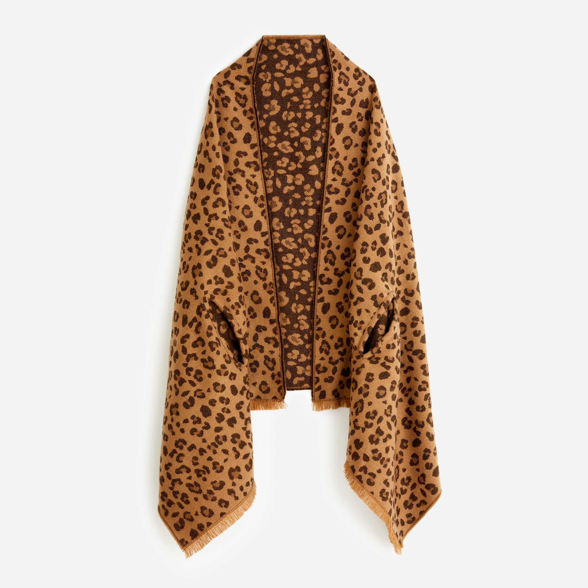 j crew leopard wrap dress