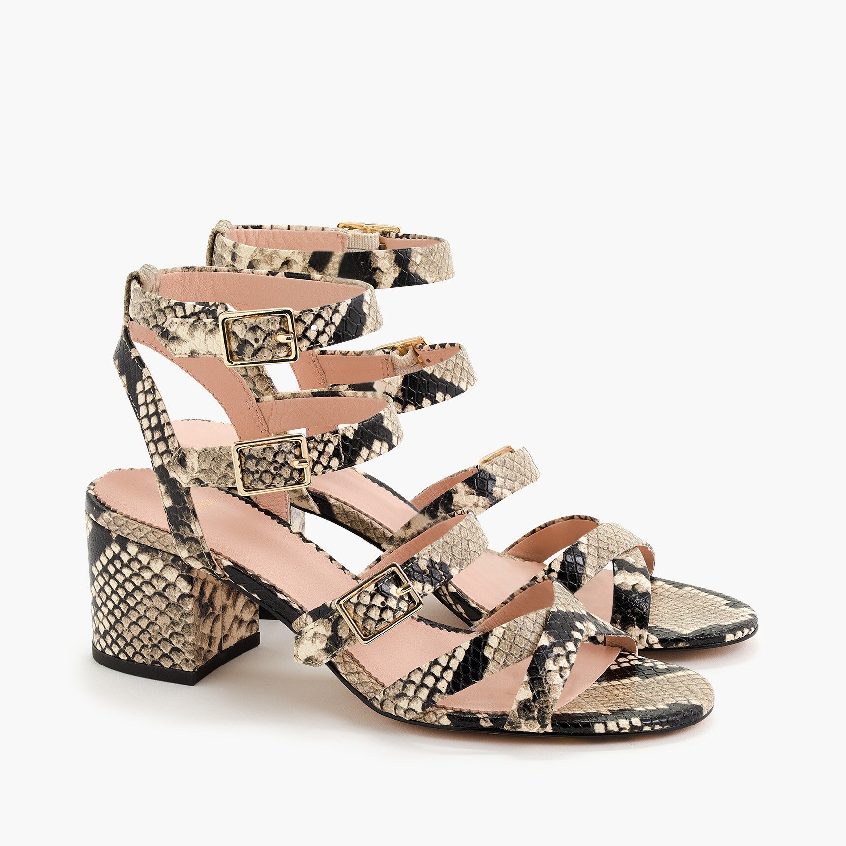 j crew block heel sandal