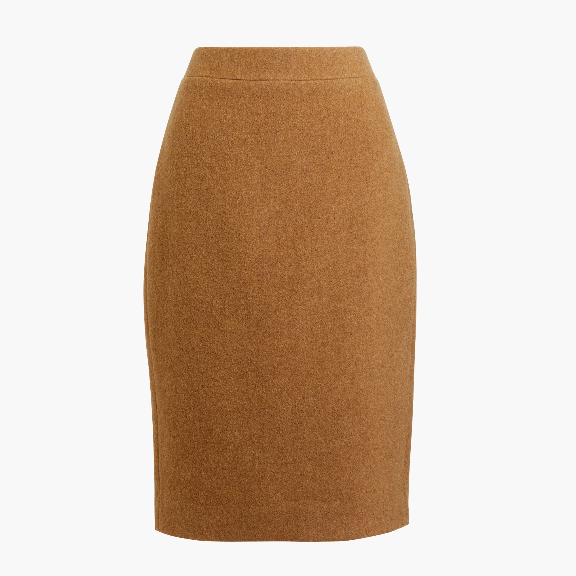 Wool-blend pencil skirt