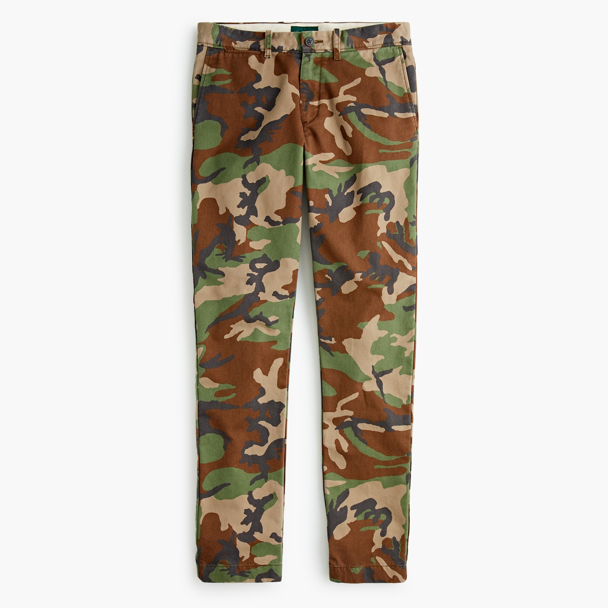 484 Slim-fit pant in camouflage Broken-in chino