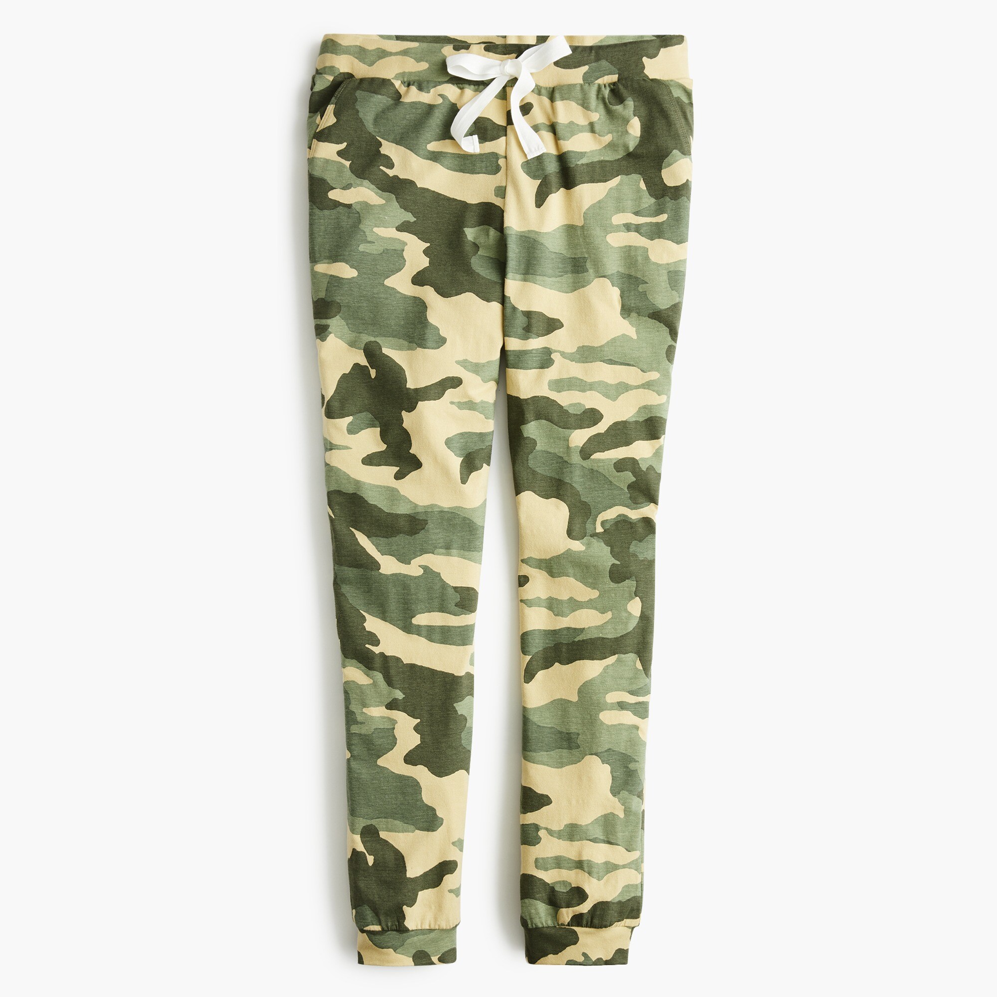 J.Crew Dreamy Pajama Jogger Pant In Camo For Women