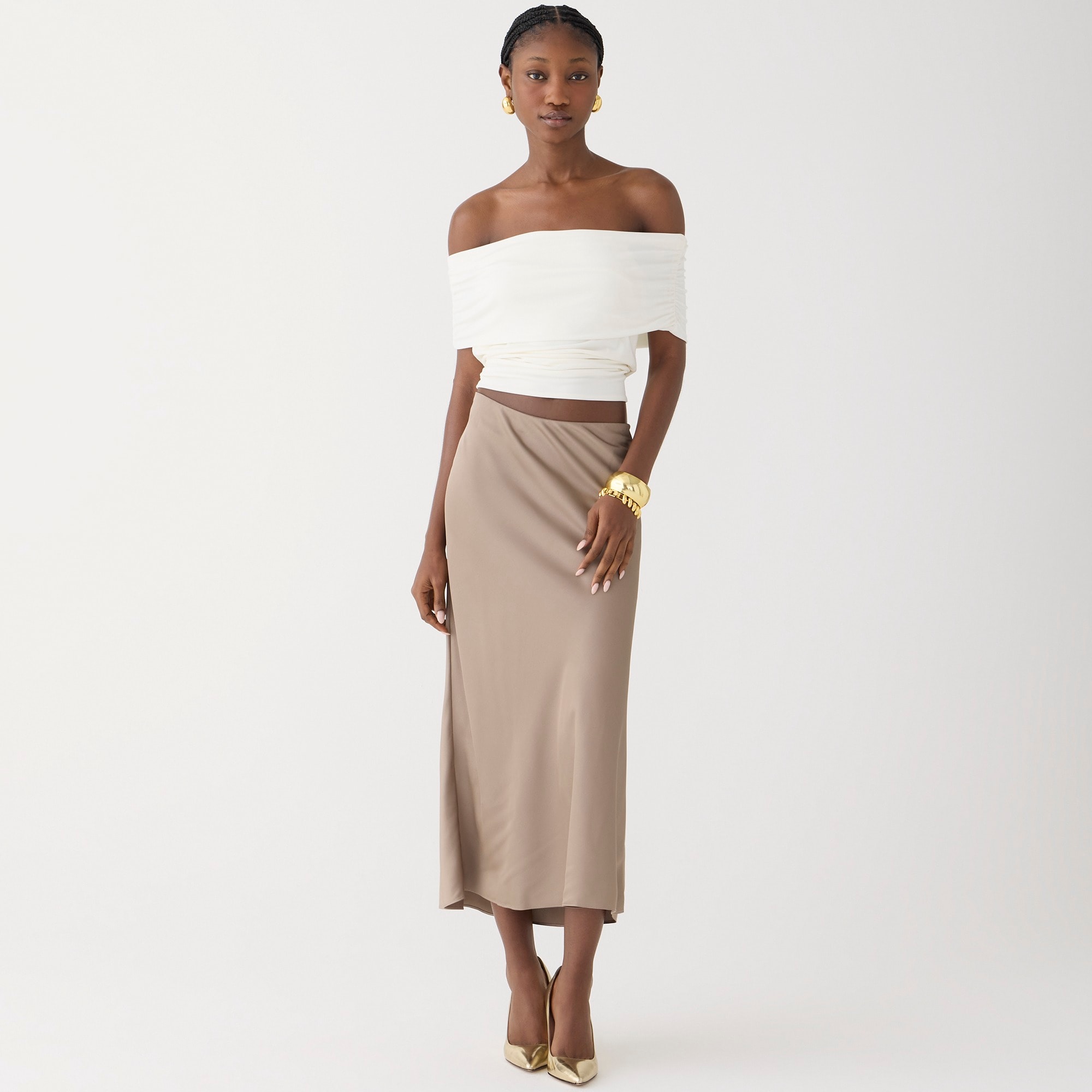 womens Tall Gwyneth slip skirt