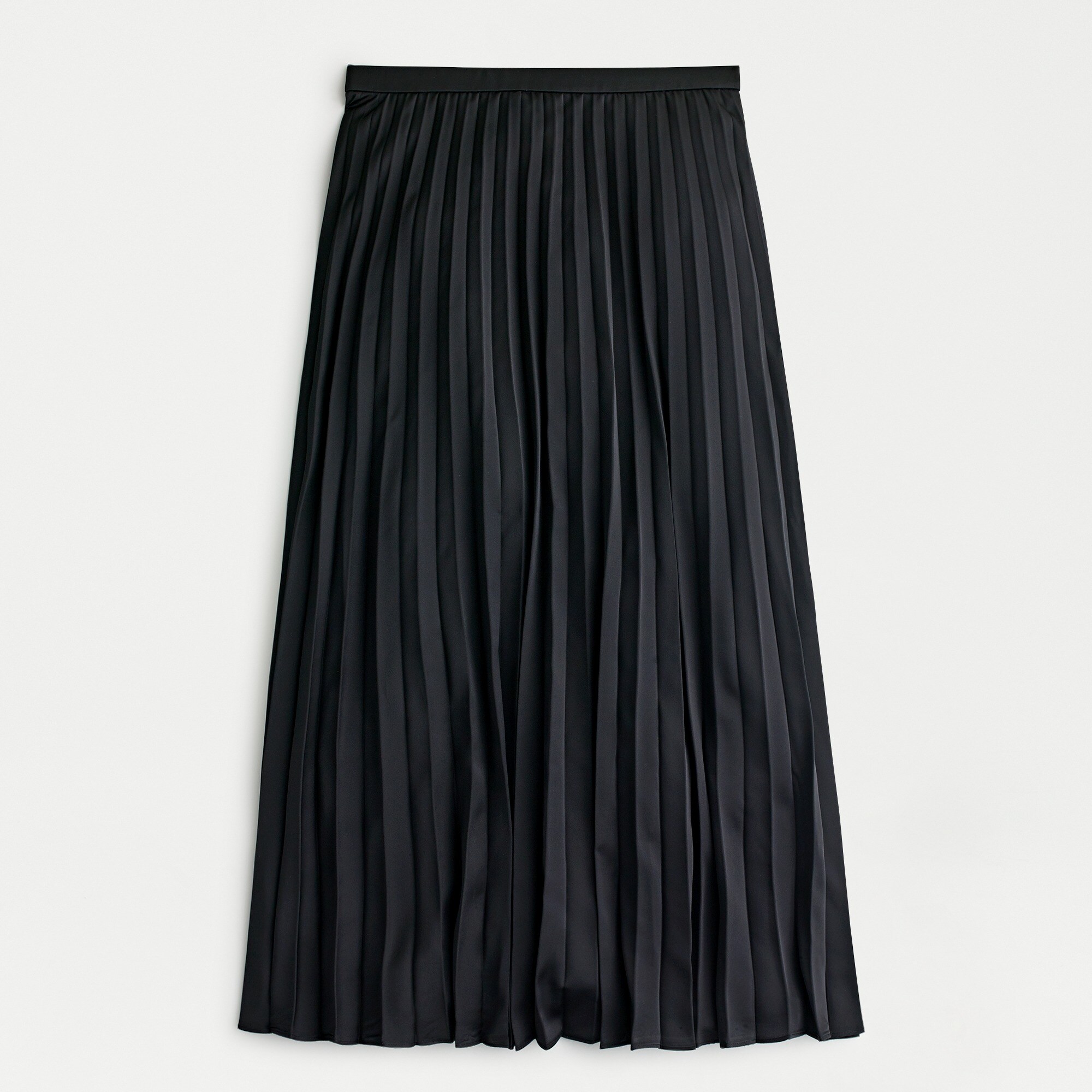 Pleated midi skirt