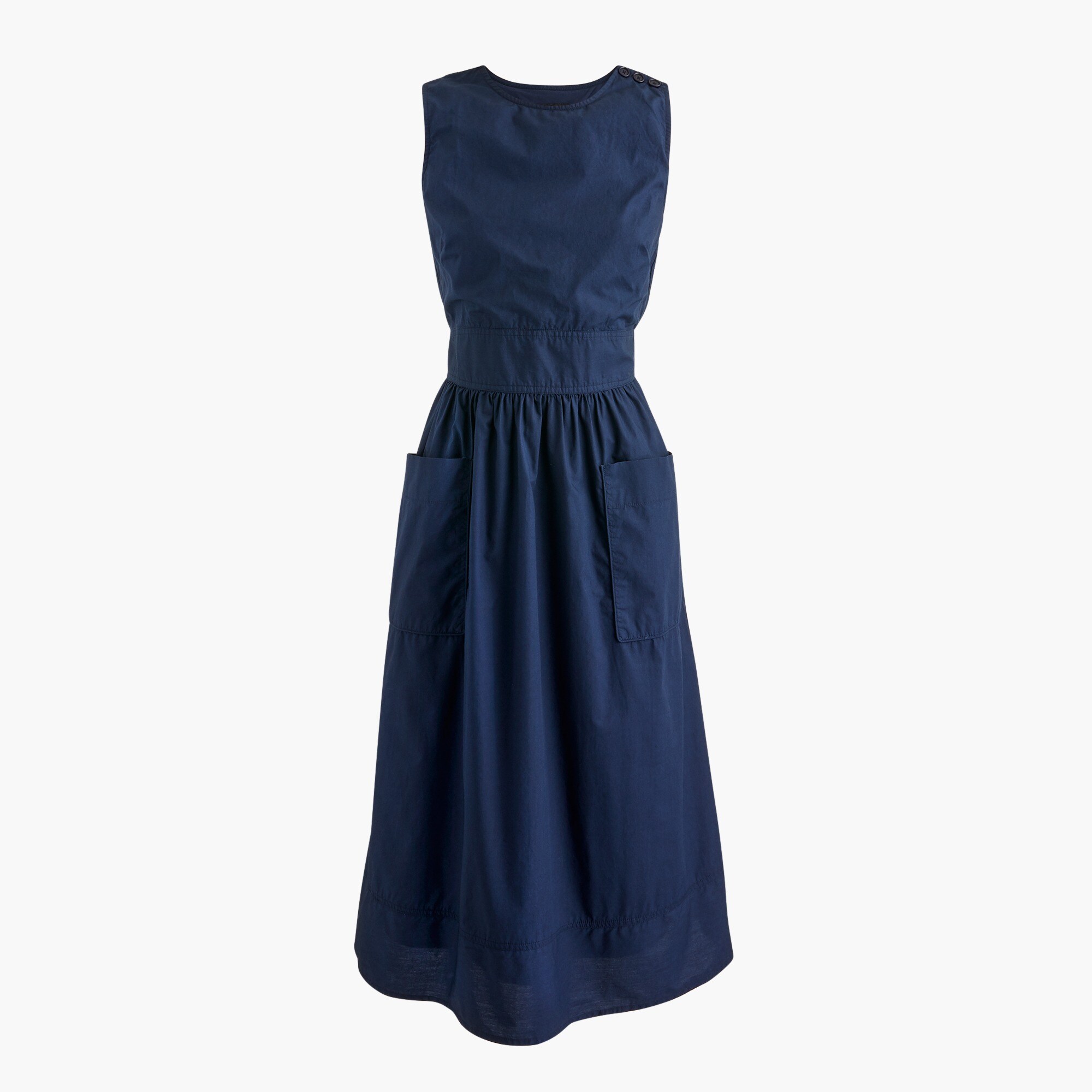 J.Crew Cotton Poplin Apron Dress For Women