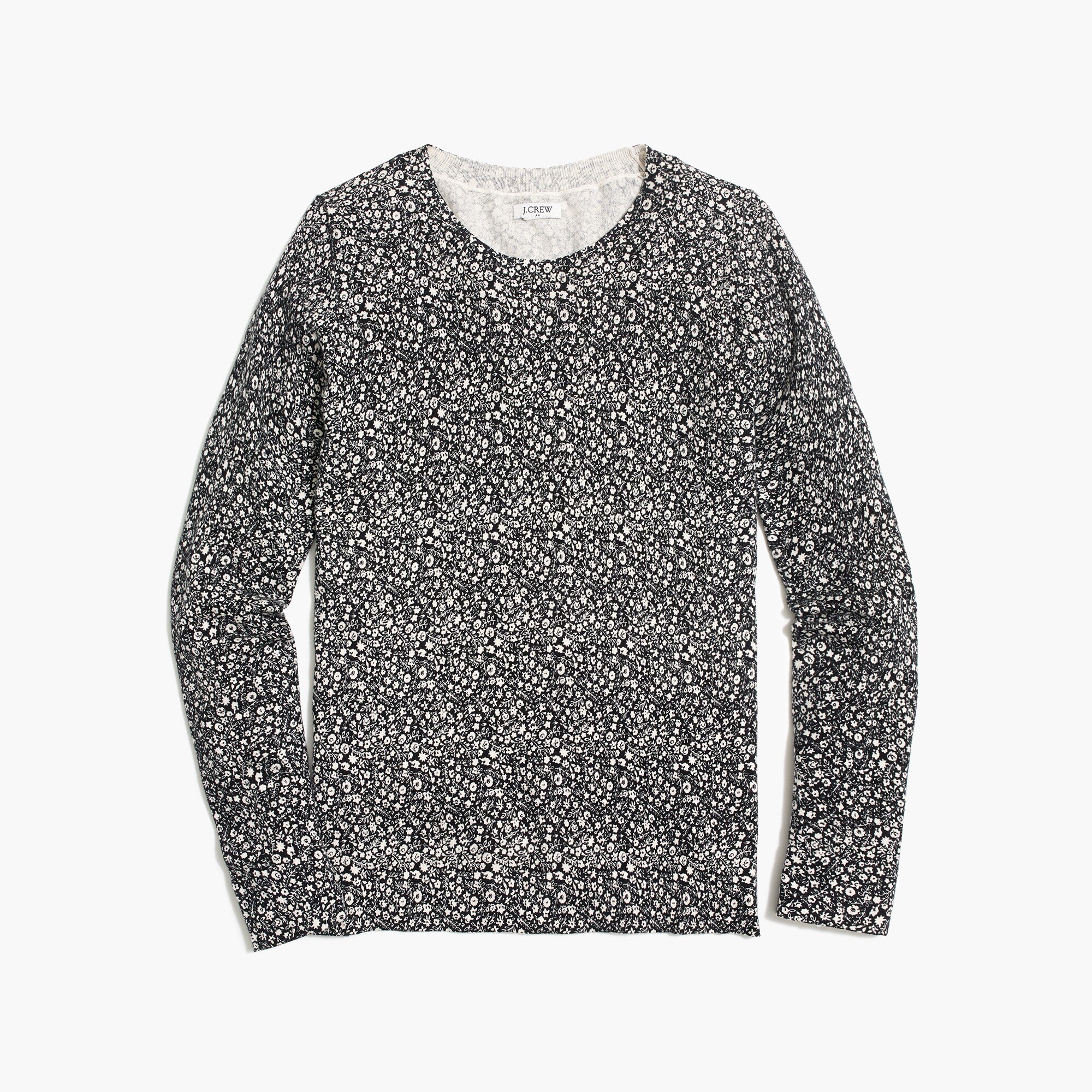 floral teddie sweater for women