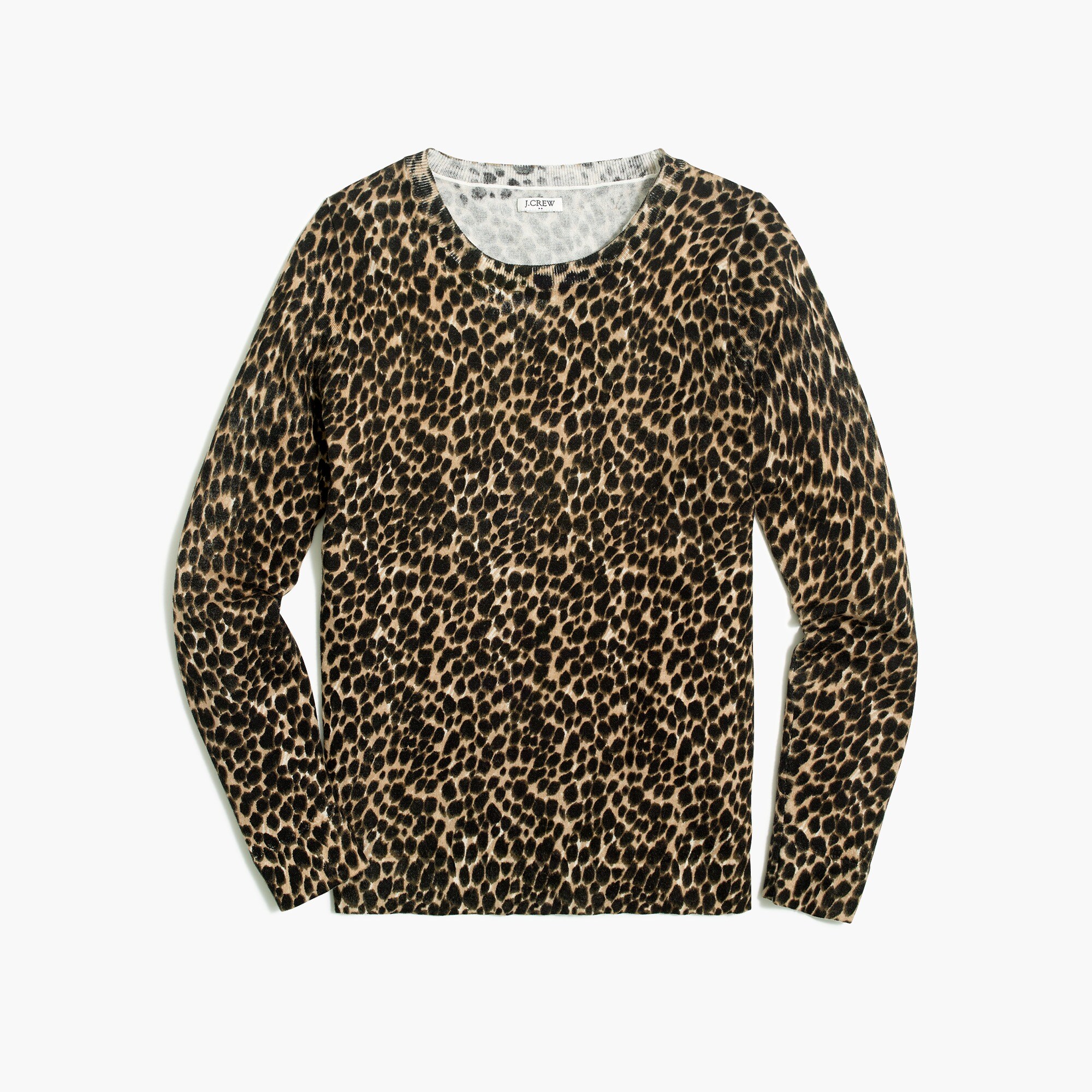 leopard teddie sweater for women