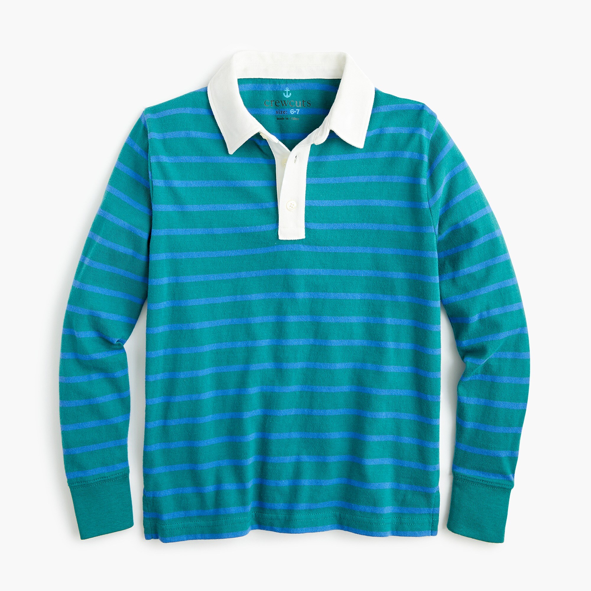 J.Crew Kids' Rugby Shirt In Vintage Stripe