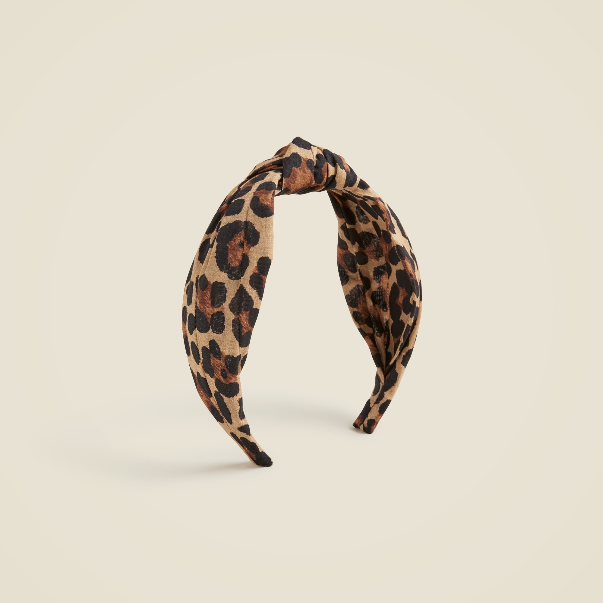  Knot headband in leopard