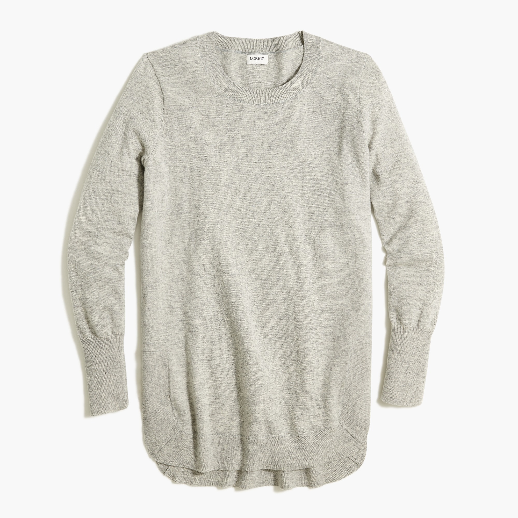 wool-blend tunic sweater for women
