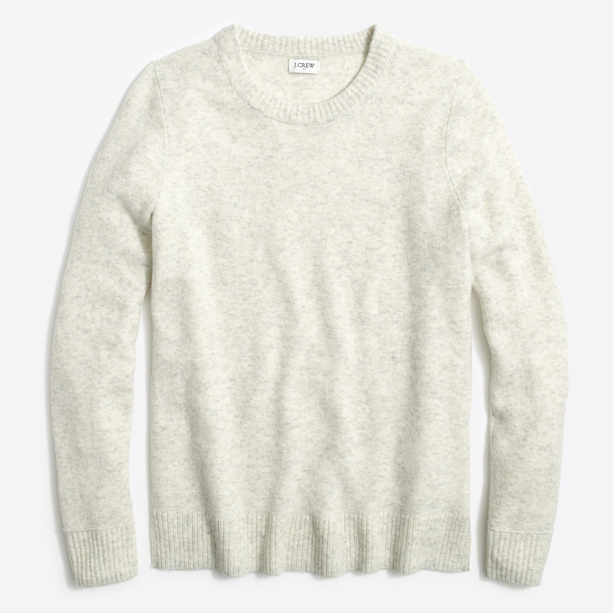 crewneck sweater in extra-soft yarn for women
