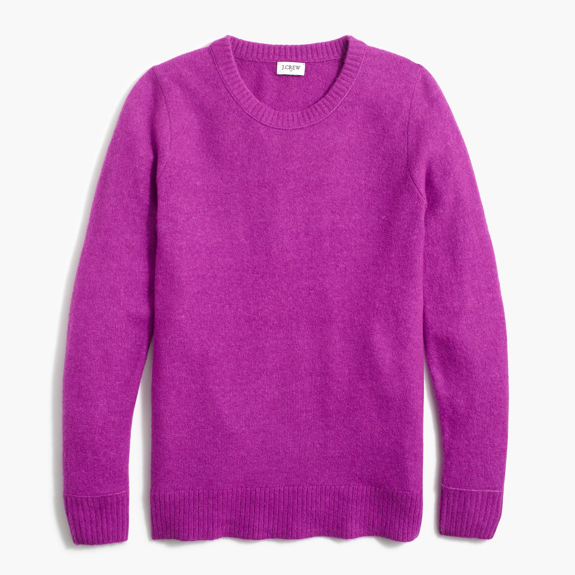 crewneck sweater in extra-soft yarn for women