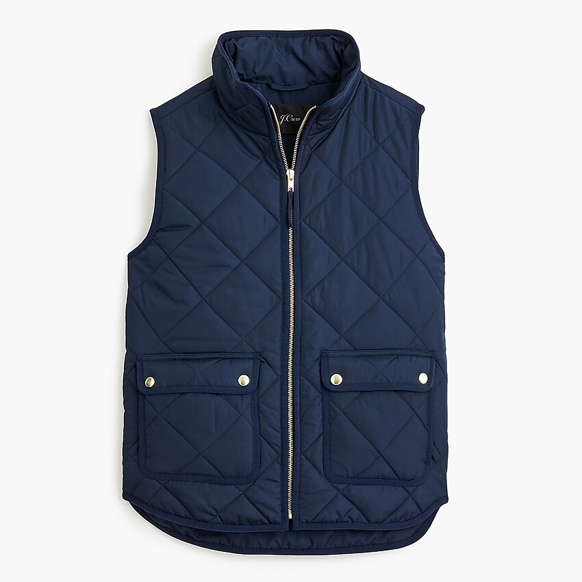 j.crew: excursion vest in recycled poly with primaloft&reg; fill, right side, view zoomed