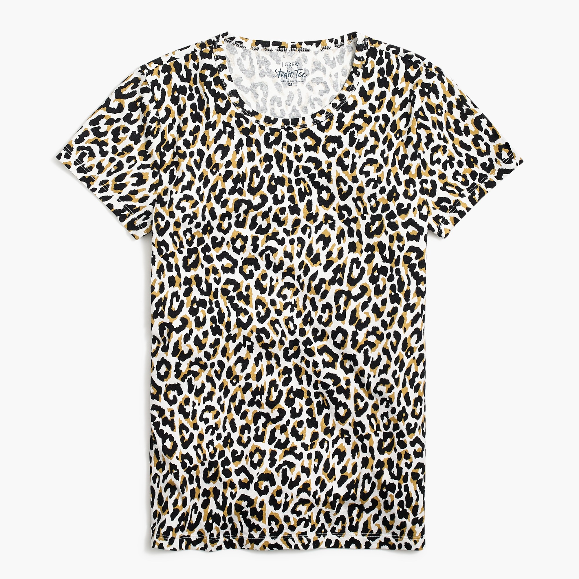 Animal print studio tee