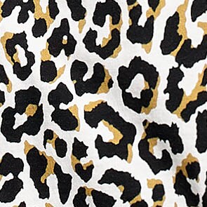 Animal print studio tee GOLD LEOPARD SM IVORY B factory: animal print studio tee for women