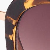 Oversized gold-frame sunglasses BROWN TORT factory: oversized gold-frame sunglasses for women
