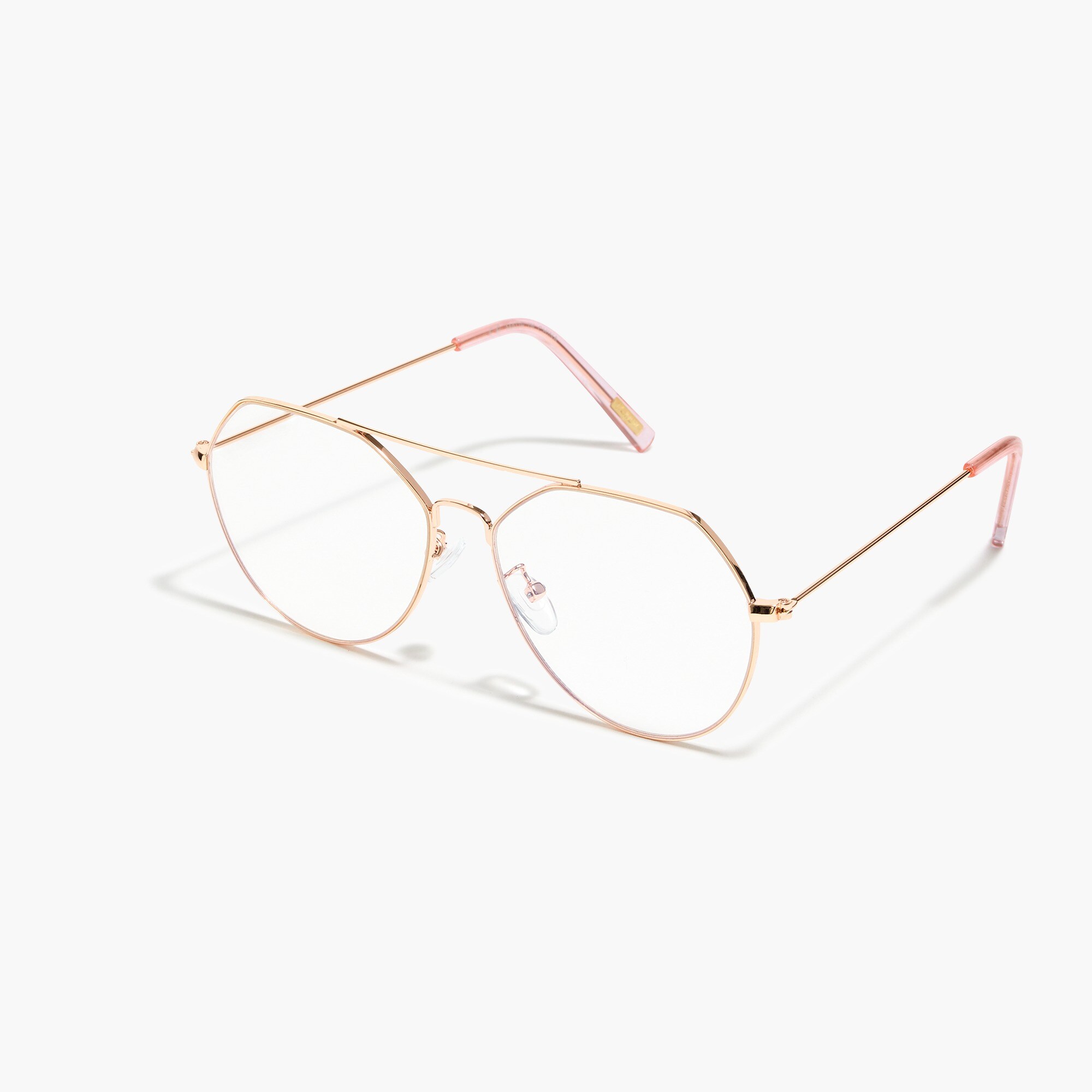 Retro wire-frame blue light glasses