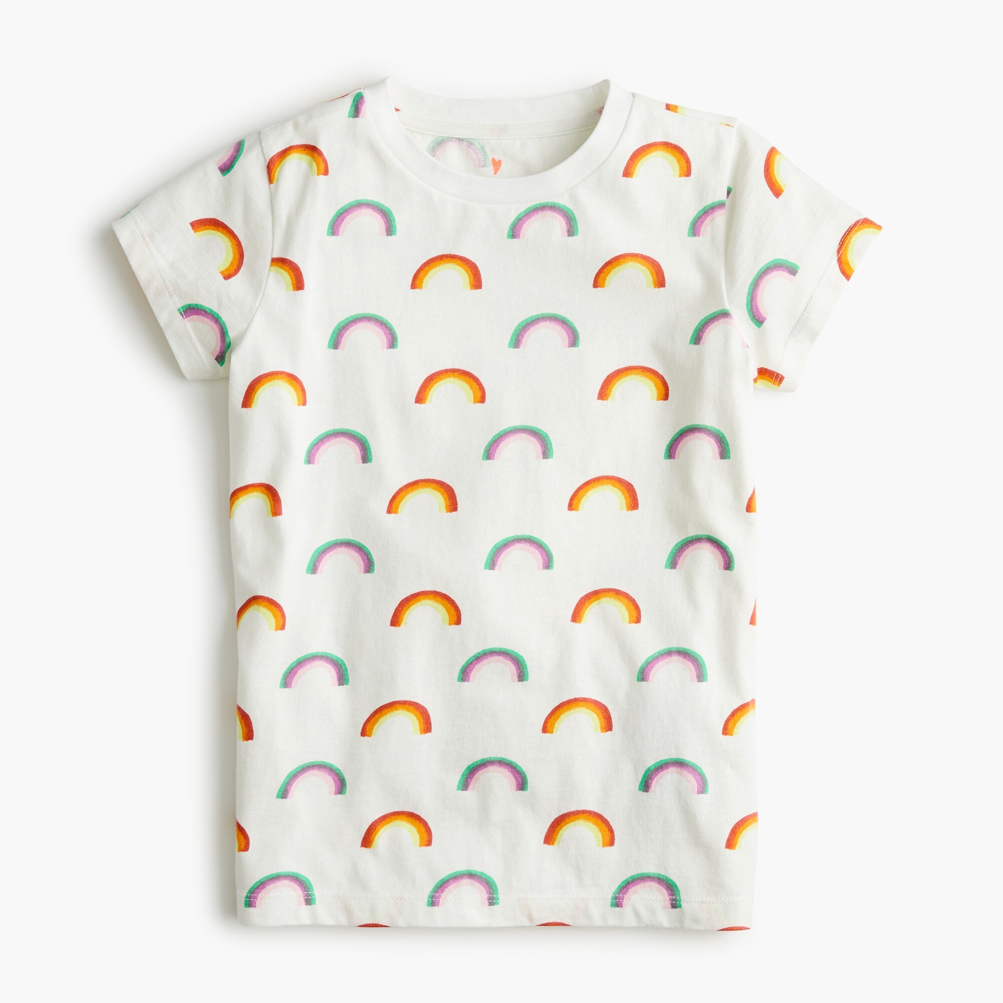 JCrew Girls’ printed cotton T-shirt