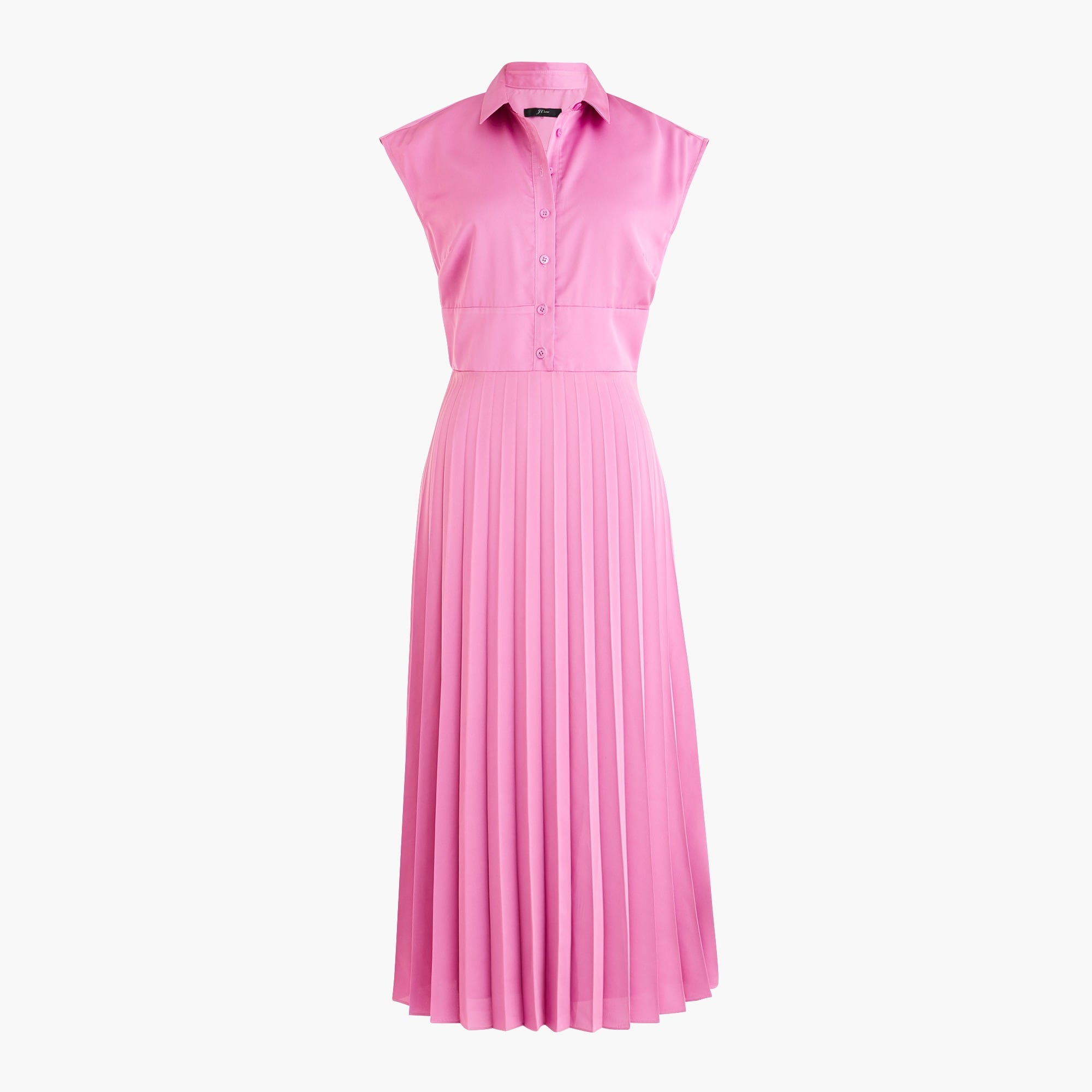 pleated skirt shirt dress