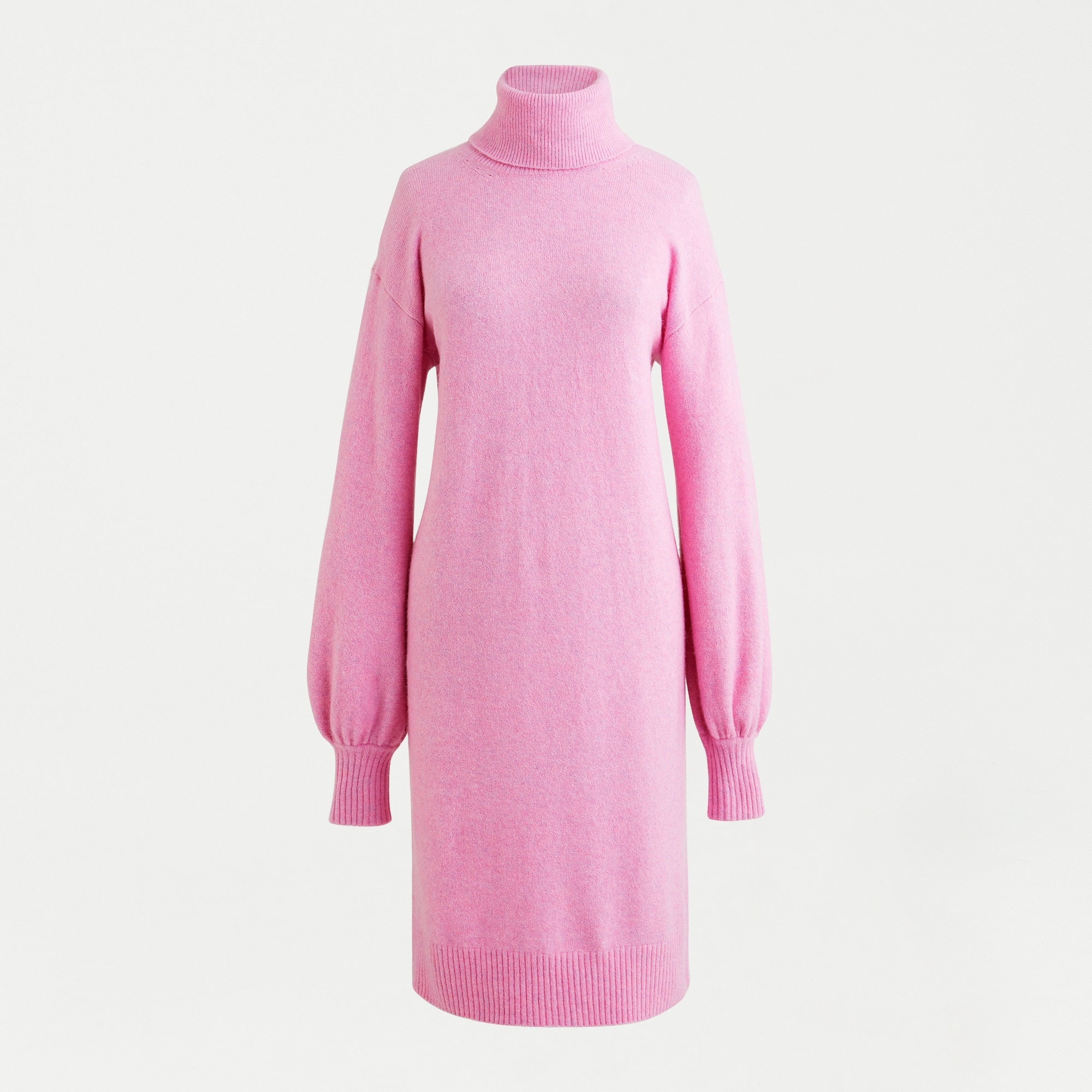 Turtleneck sweater-dress in Supersoft yarn