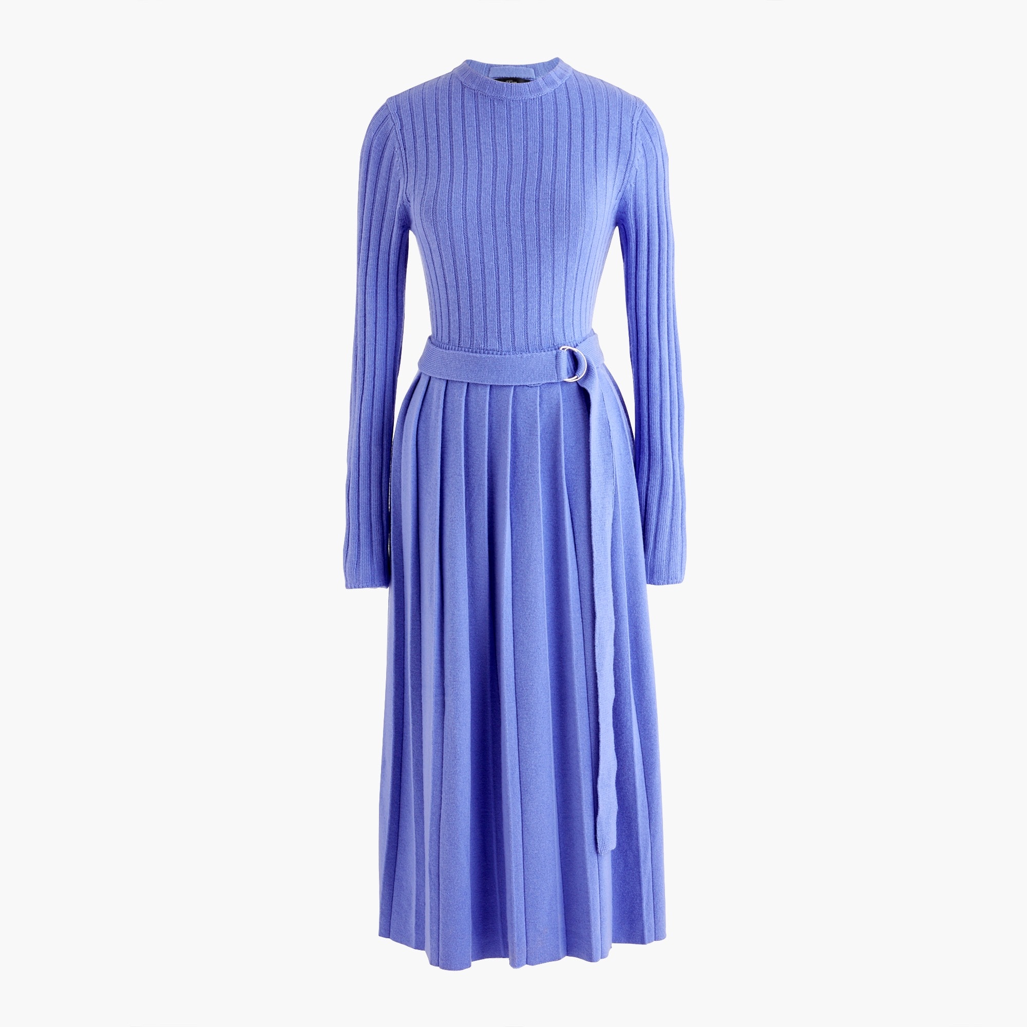 j crew belted sweater dress