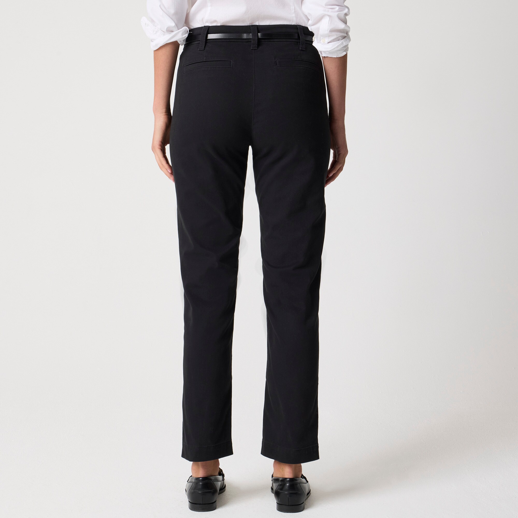 Petite high-rise girlfriend chino pant