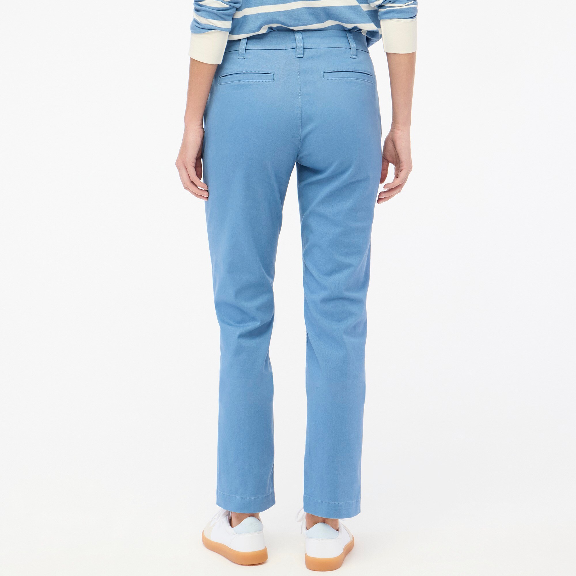 Petite high-rise girlfriend chino pant