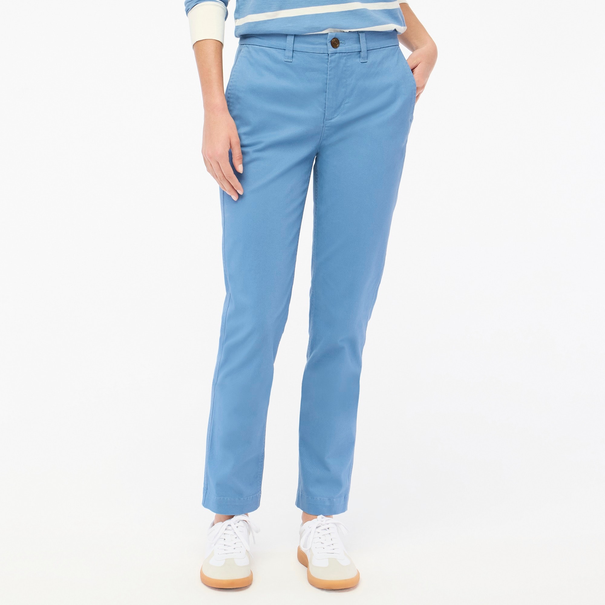  High-rise girlfriend chino pant