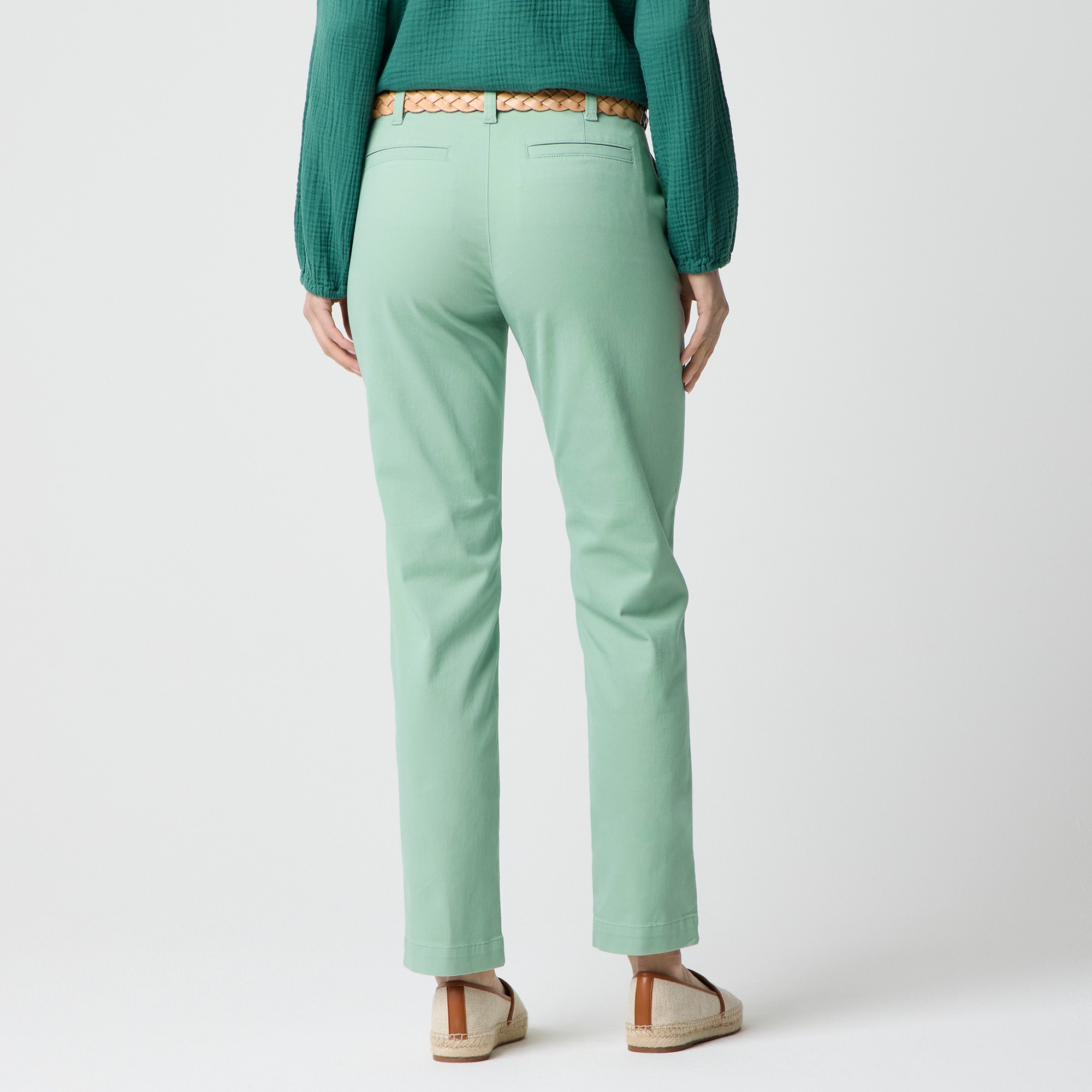 High-rise girlfriend chino pant