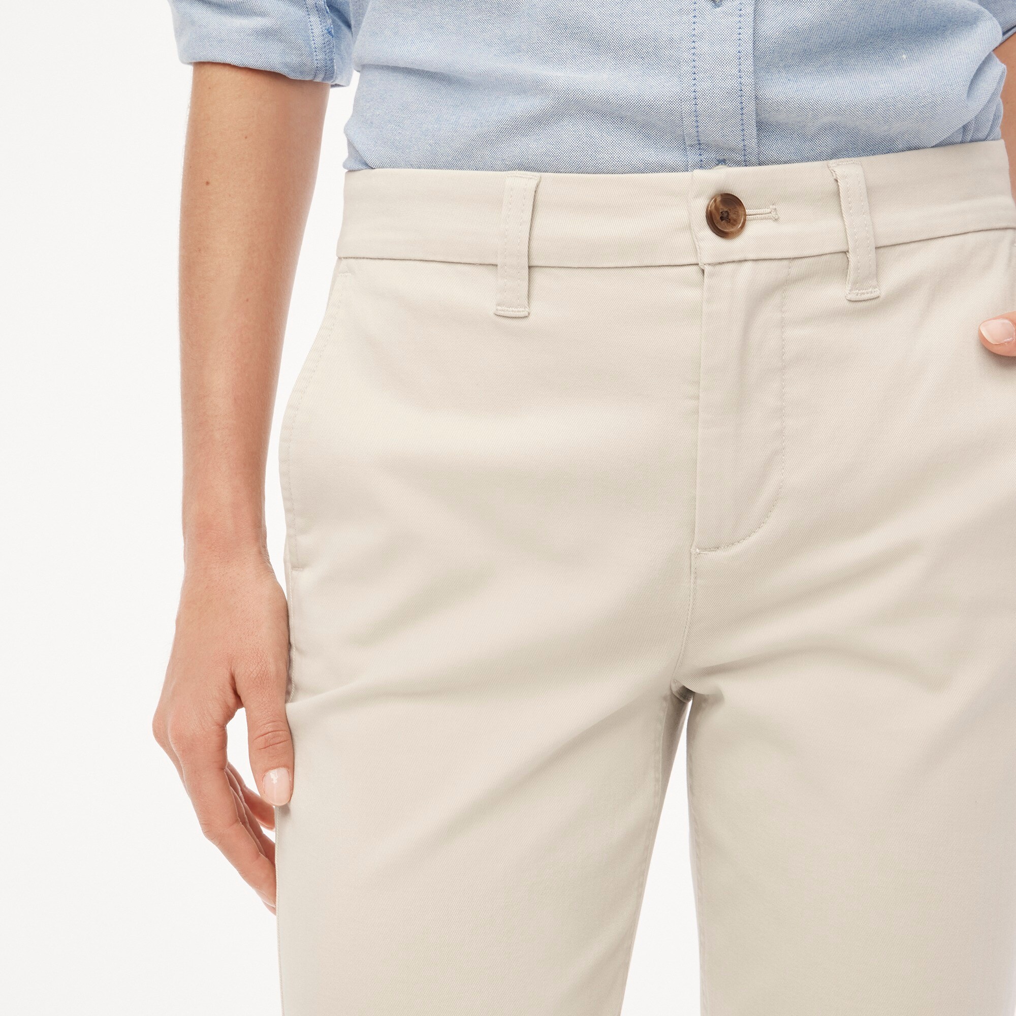 High-rise girlfriend chino pant