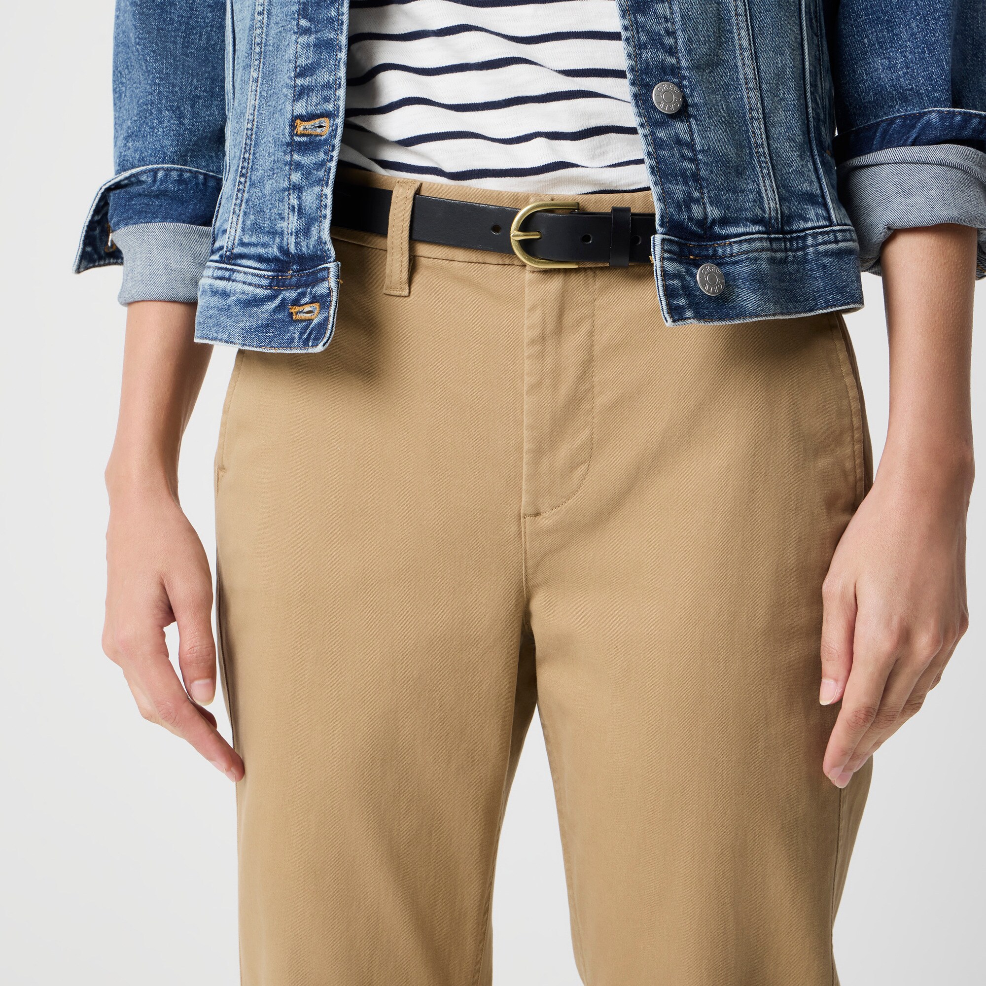 High-rise girlfriend chino pant