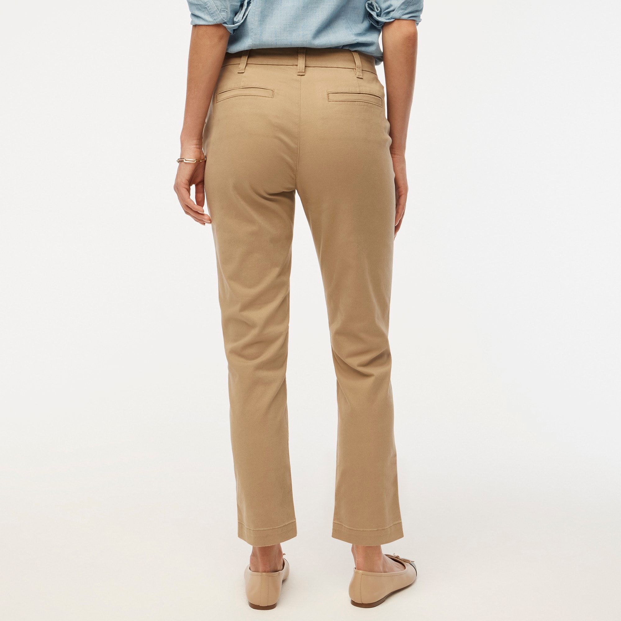 High-rise girlfriend chino pant