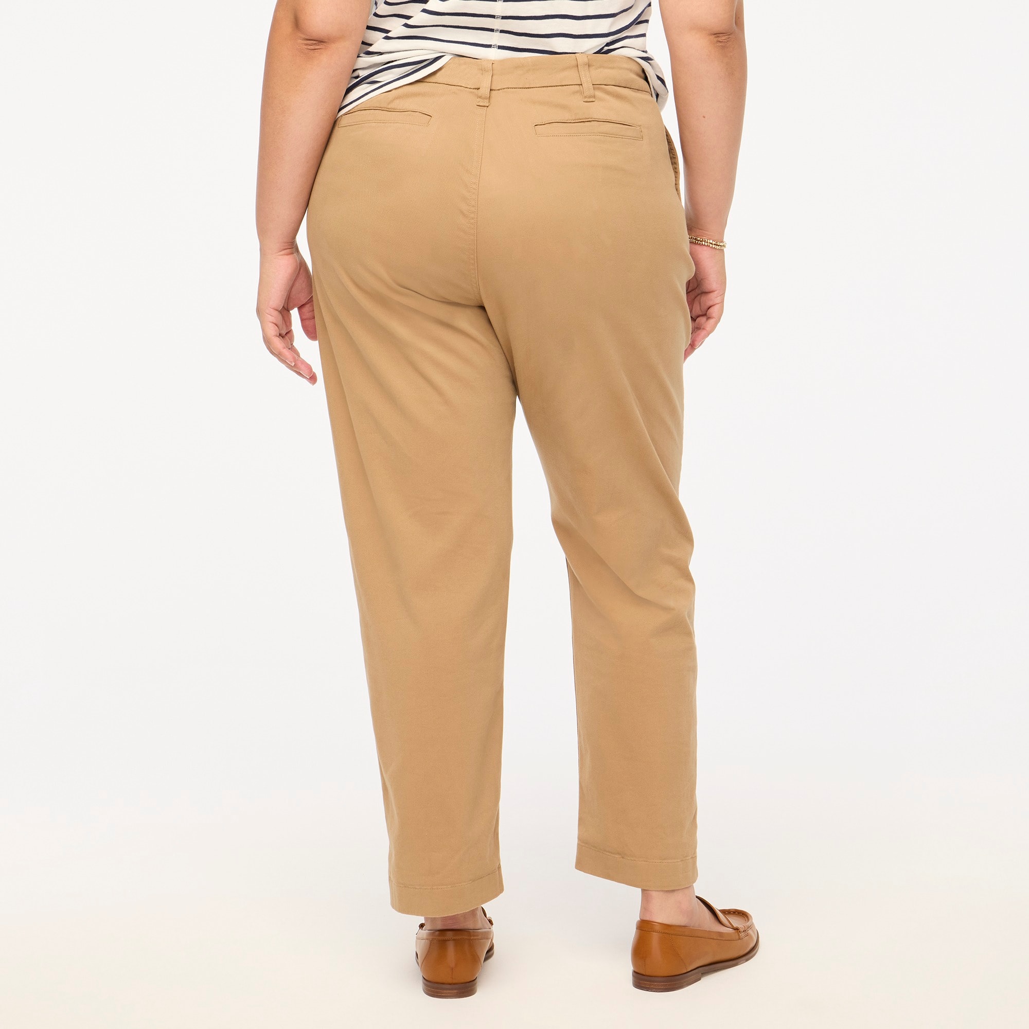 High-rise girlfriend chino pant