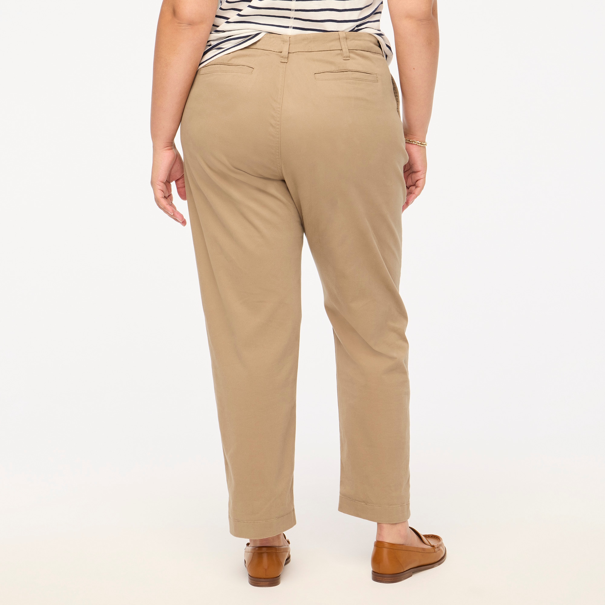 High-rise girlfriend chino pant