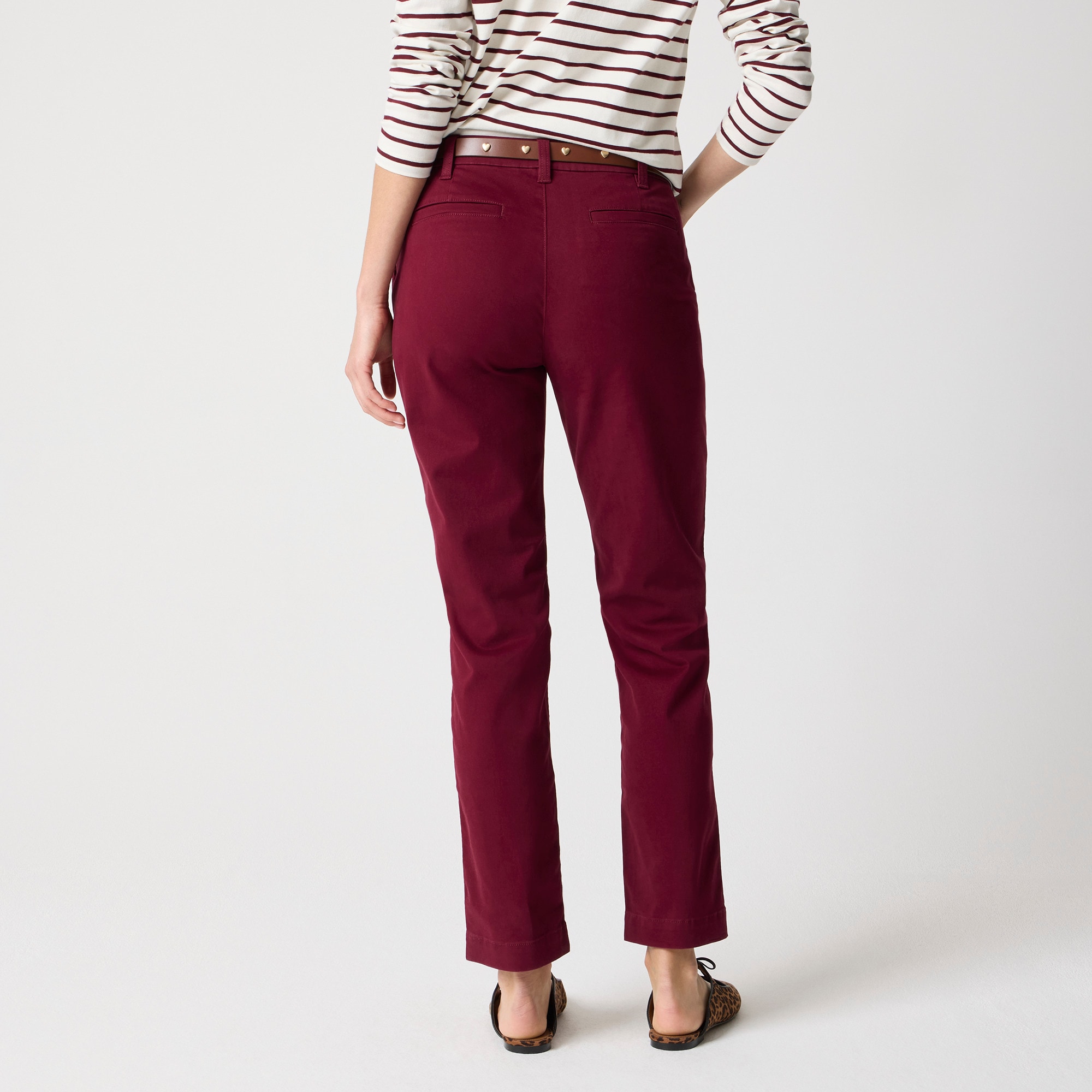 High-rise girlfriend chino pant