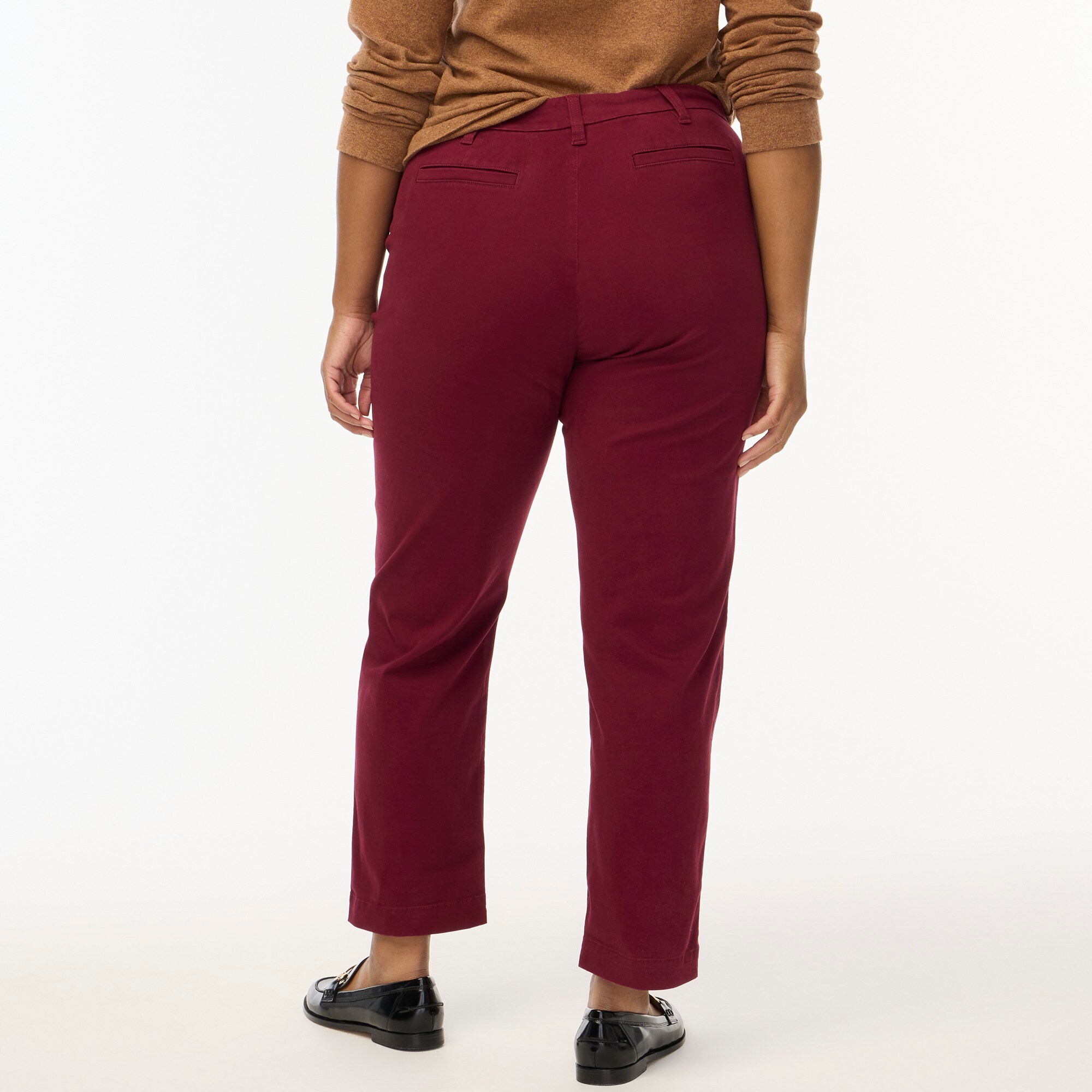 High-rise girlfriend chino pant