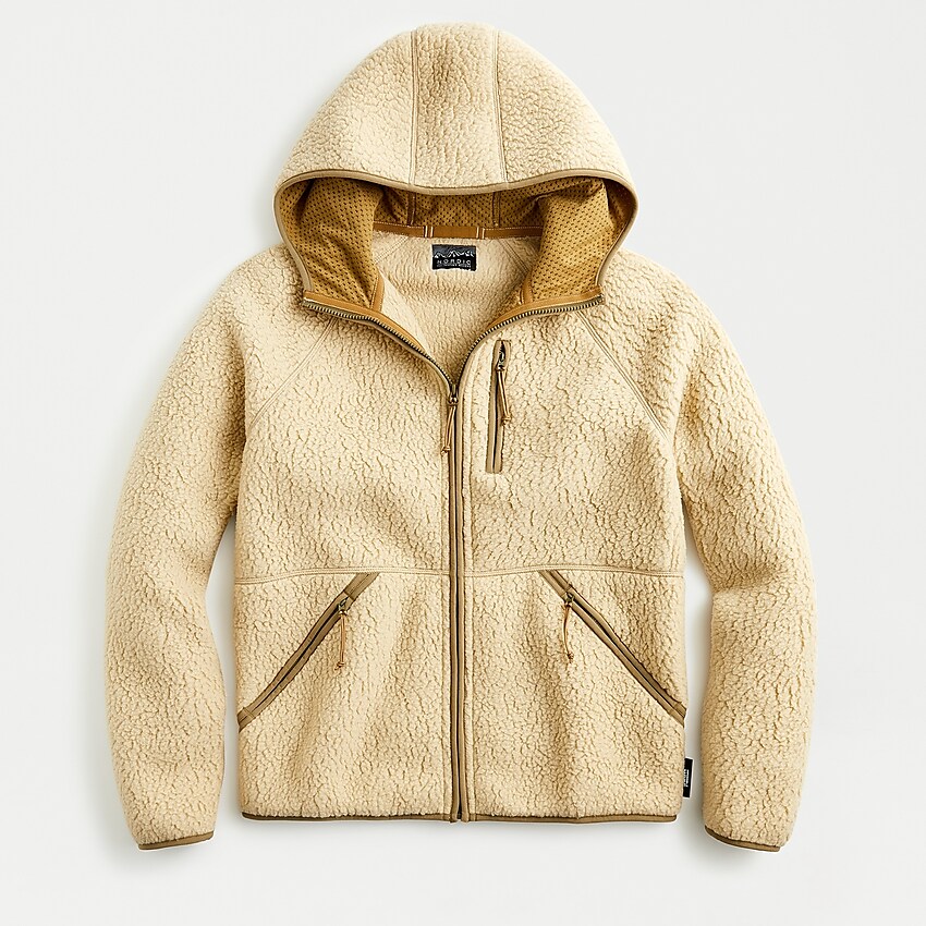 J.Crew: Nordic Hooded Jacket In Polartec® Sherpa Fleece For Men