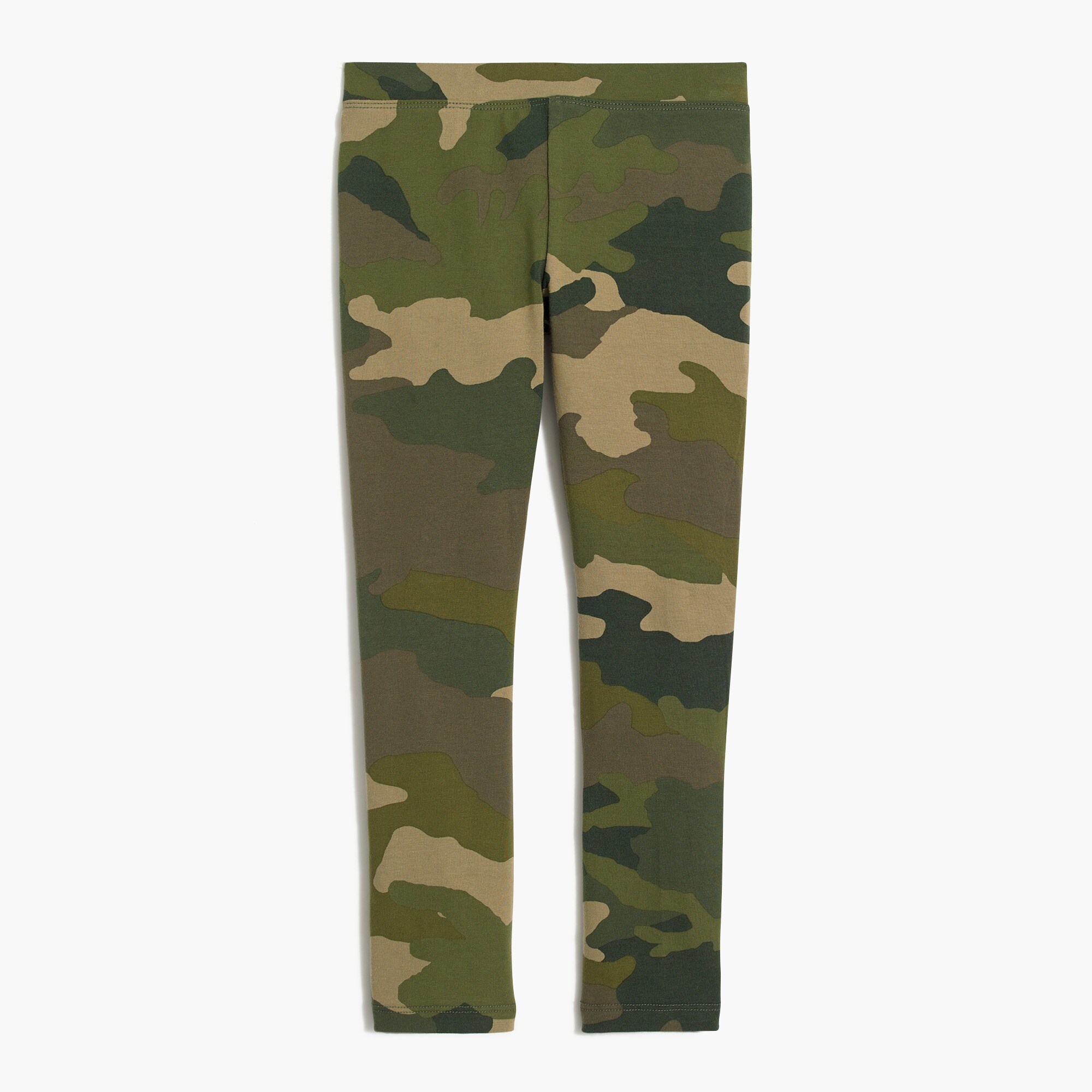 Girls' camo leggings