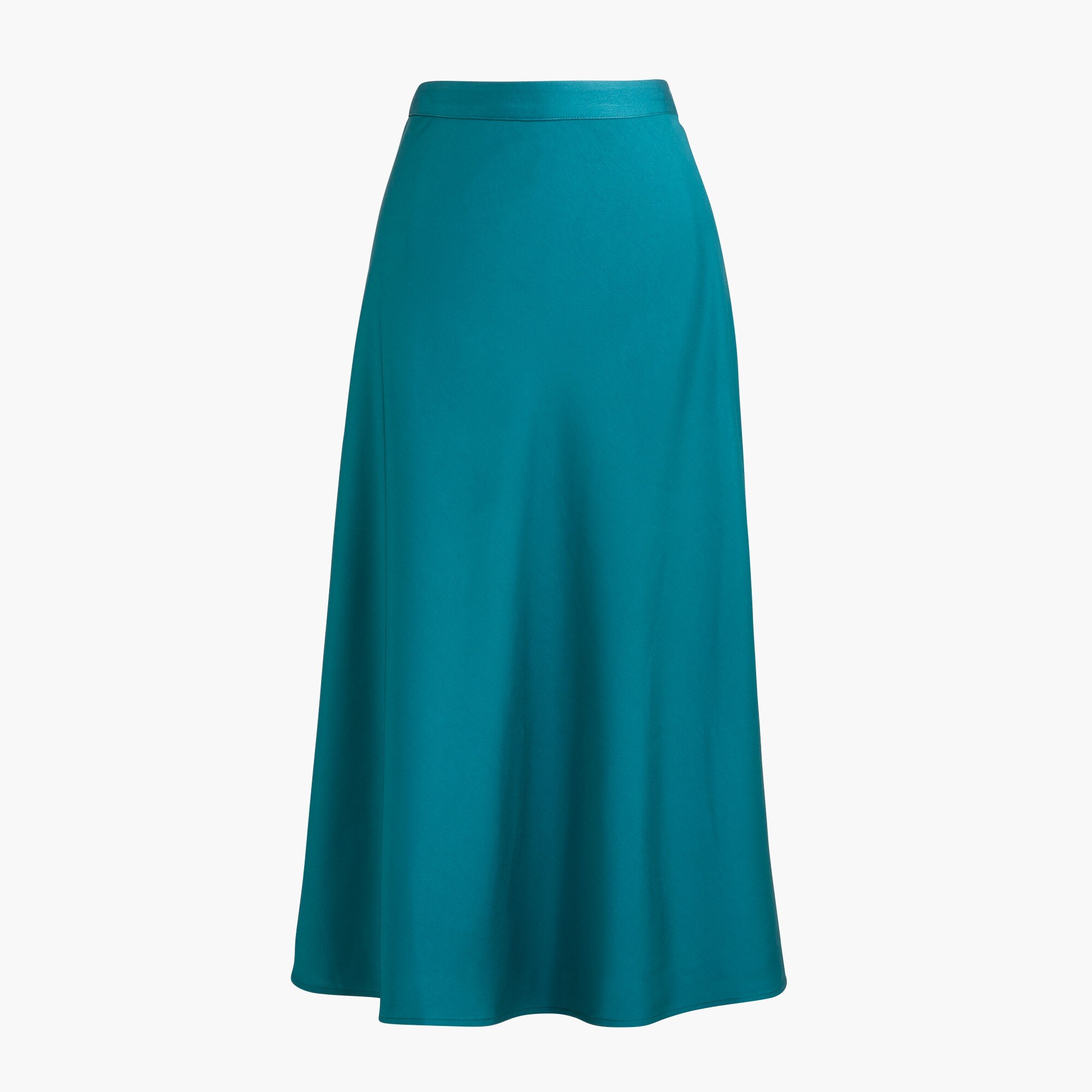 pull-on bias midi skirt for women