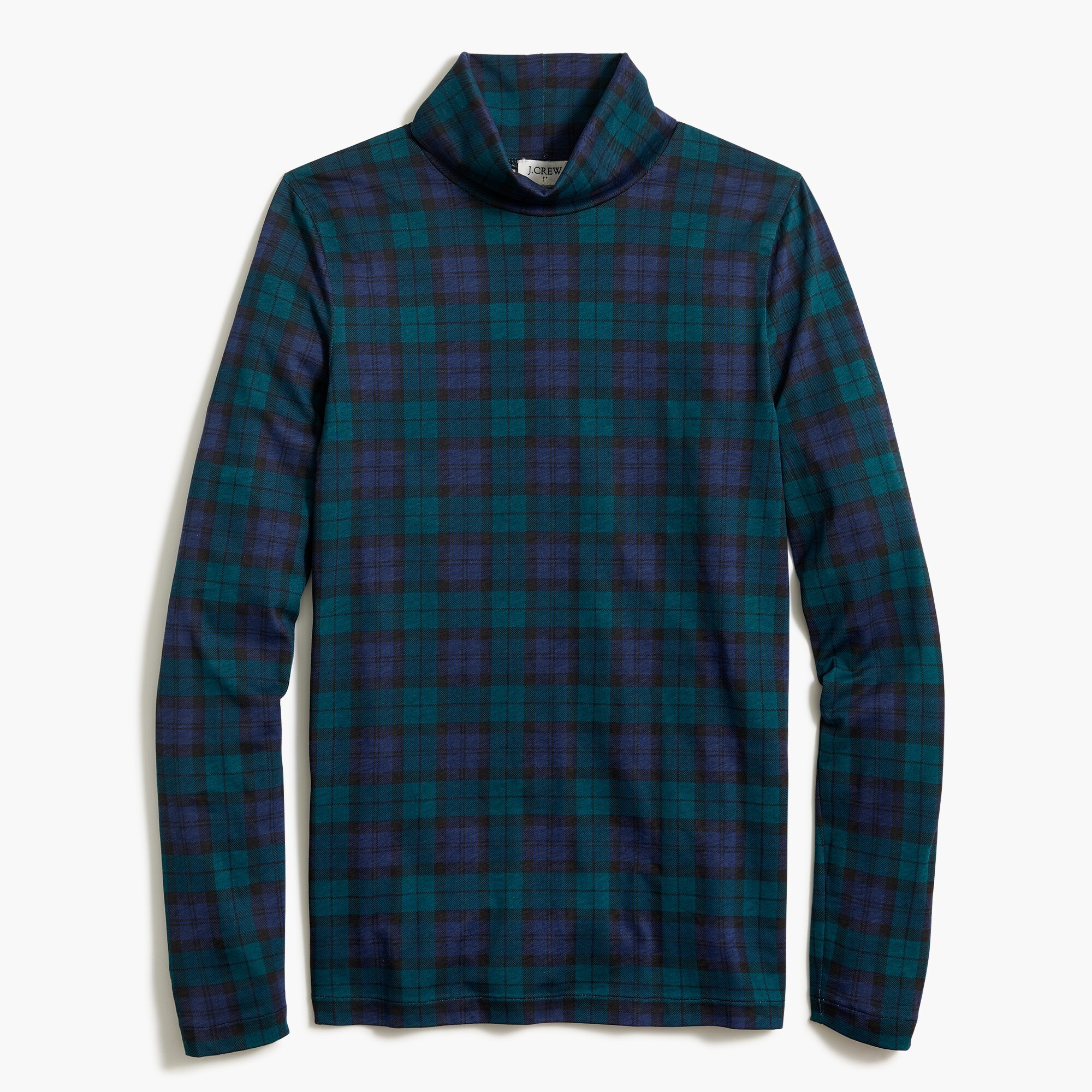 Printed tissue turtleneck