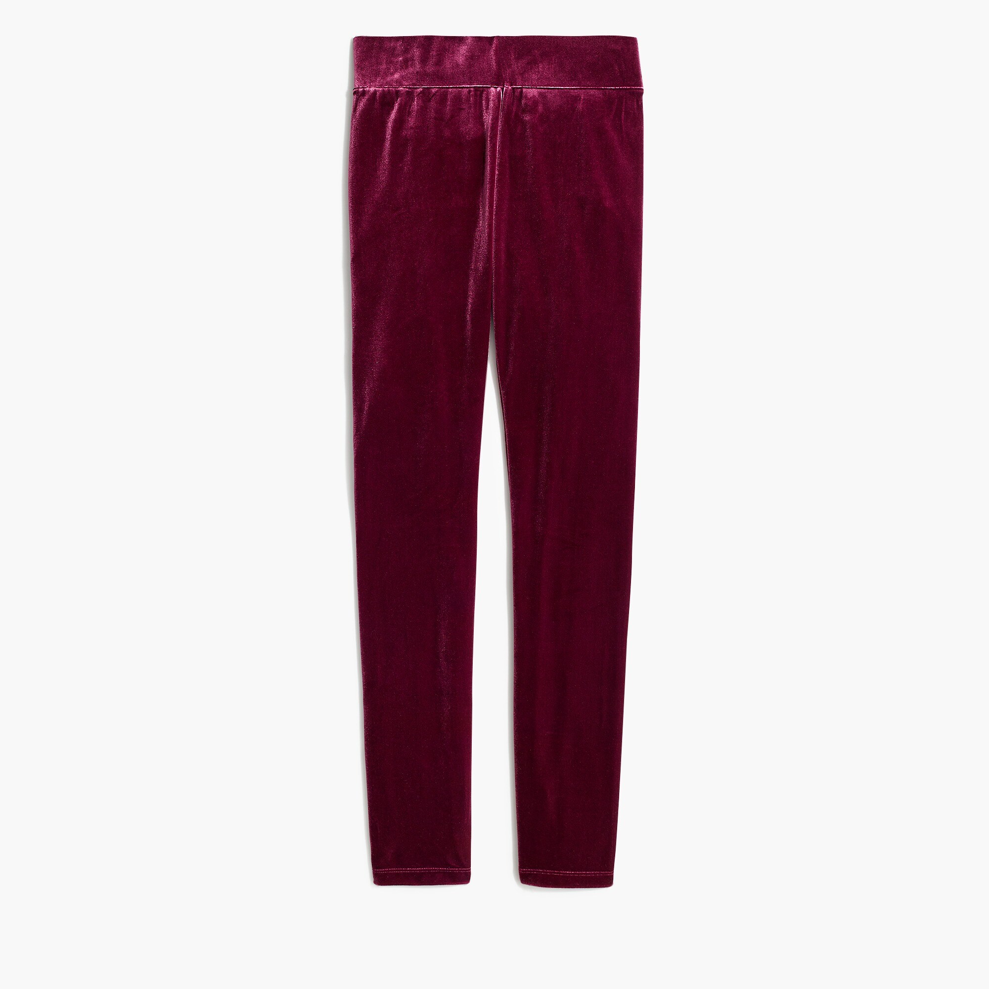 Stretch velvet leggings